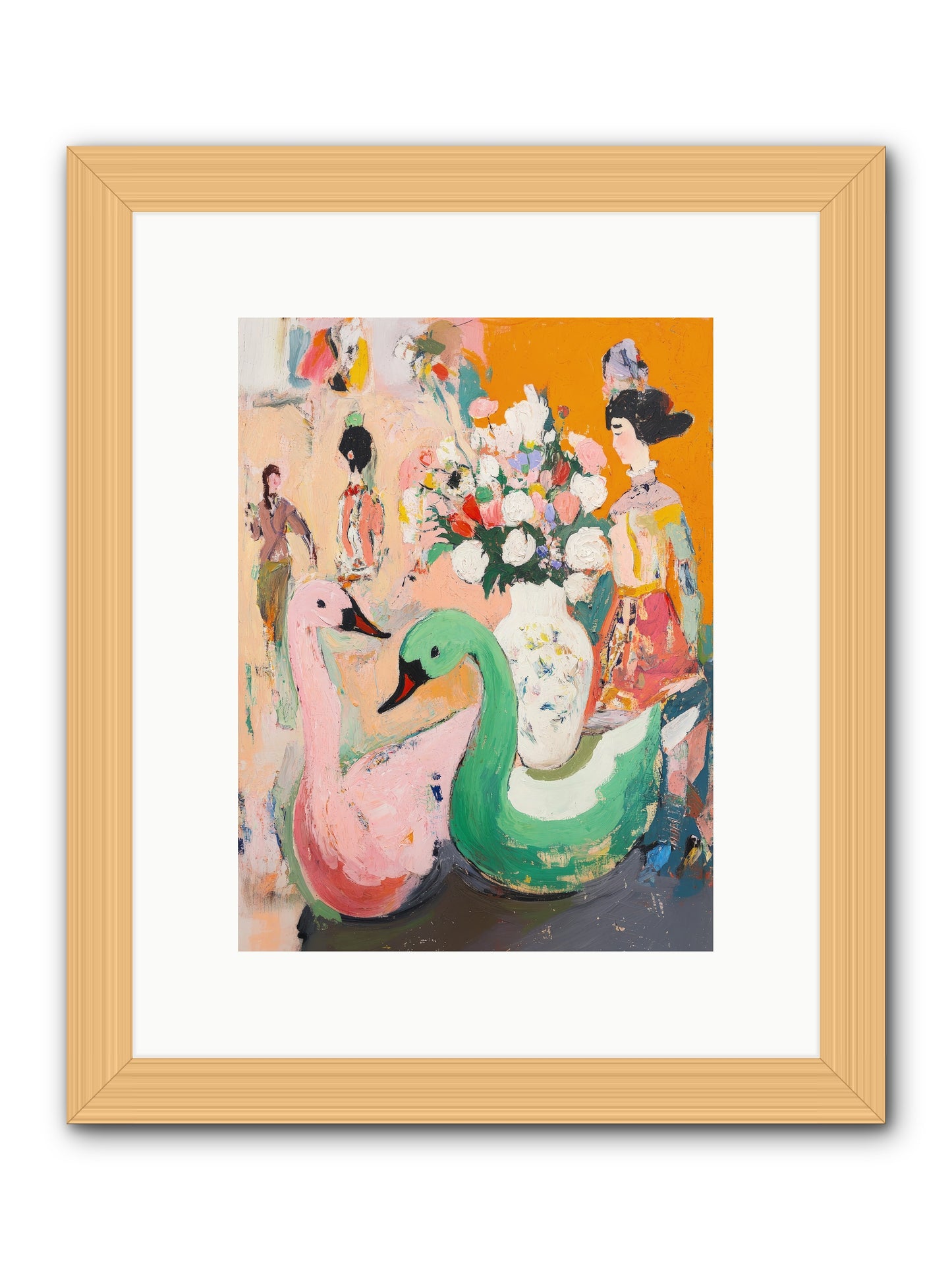La Belle Époque -- Framed Print - Natural 9x12