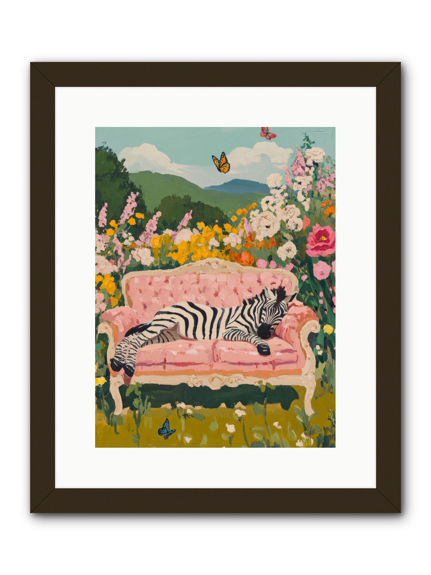 Lady Abington's Exotic GuestRez2 -- Framed Print - Black 12x16