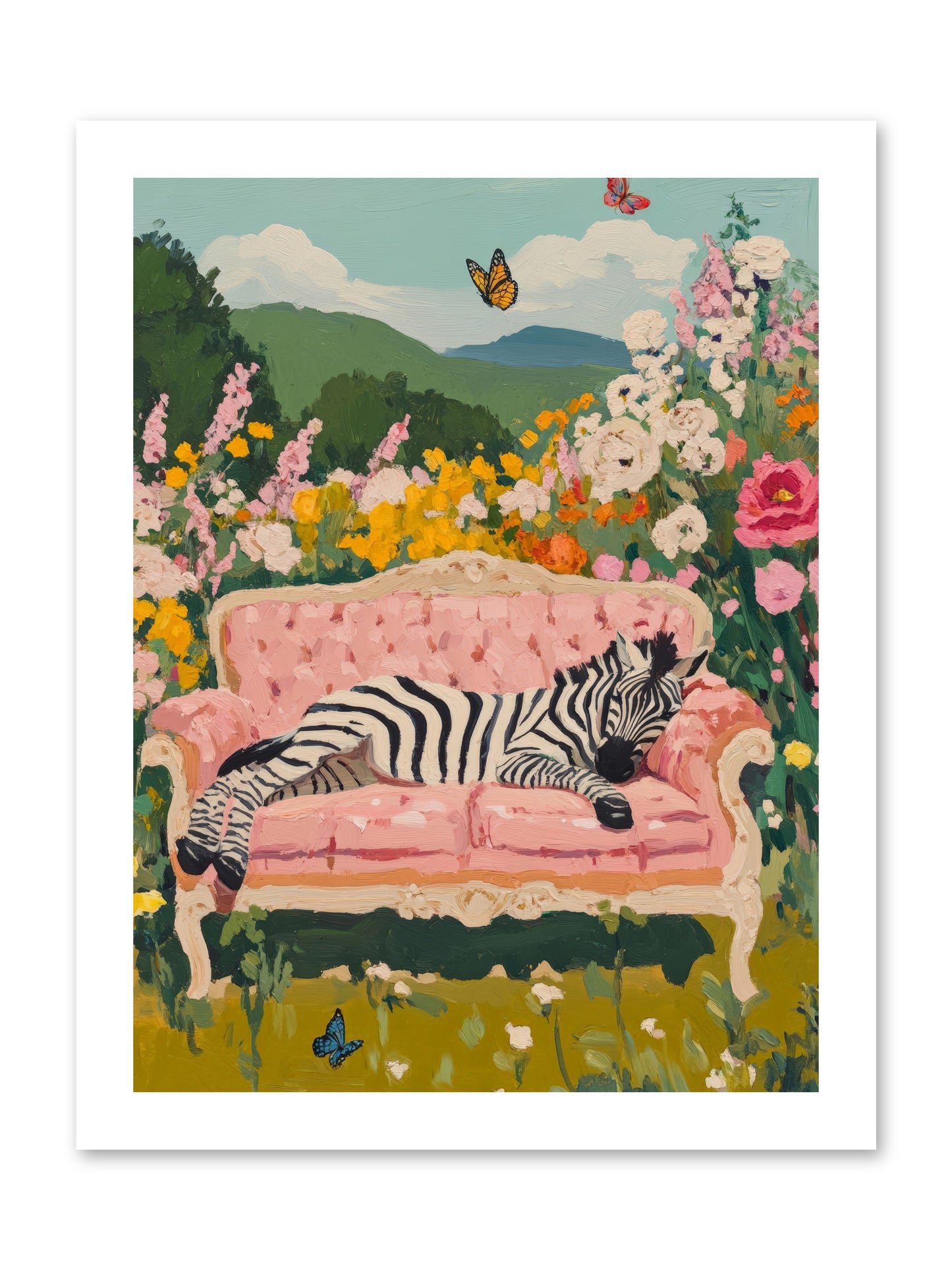 Lady Abington's Exotic GuestRez2 -- Paper Print 12x16