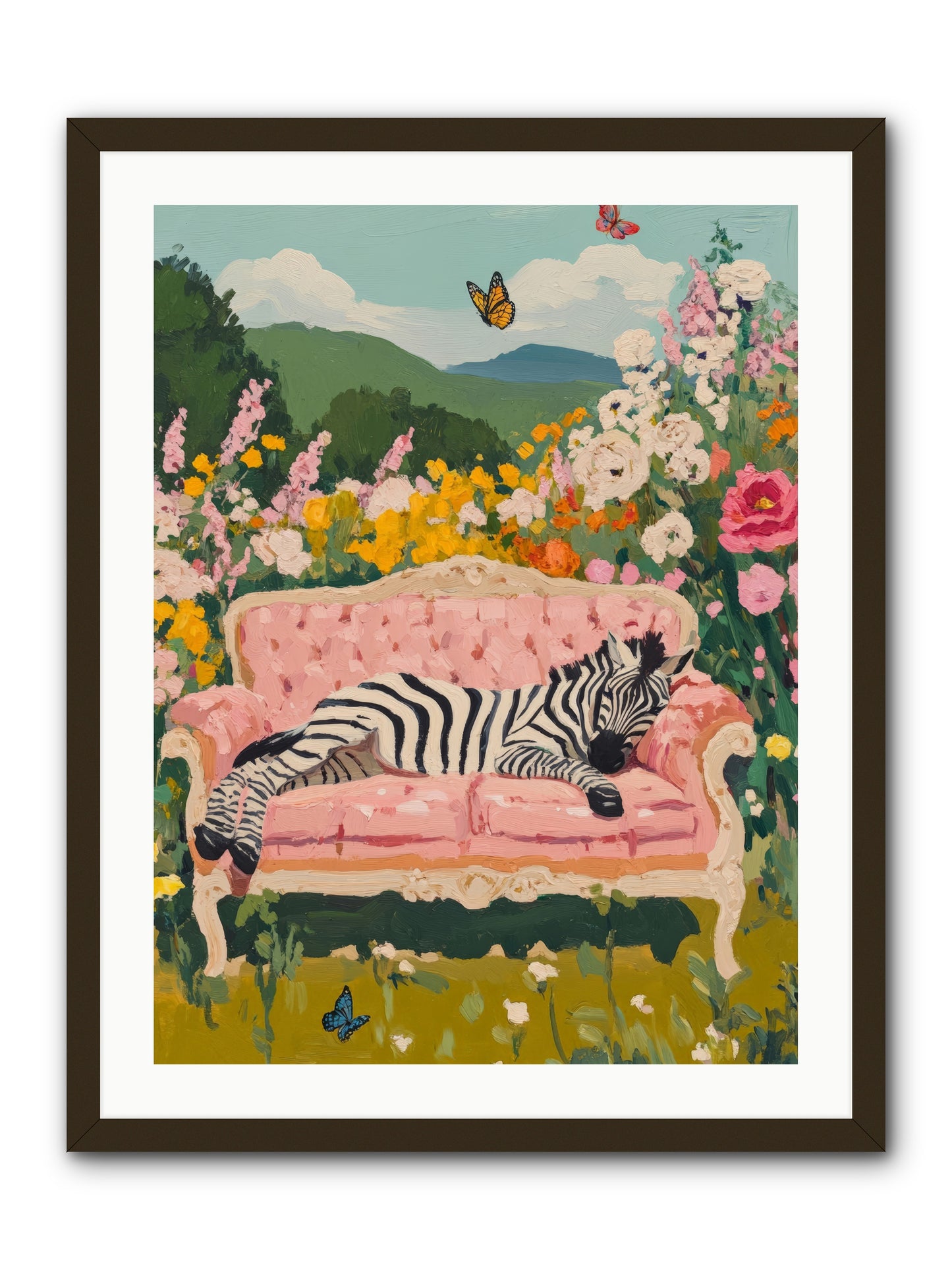 Lady Abington's Exotic GuestRez2 -- Framed Print - Black 24x32