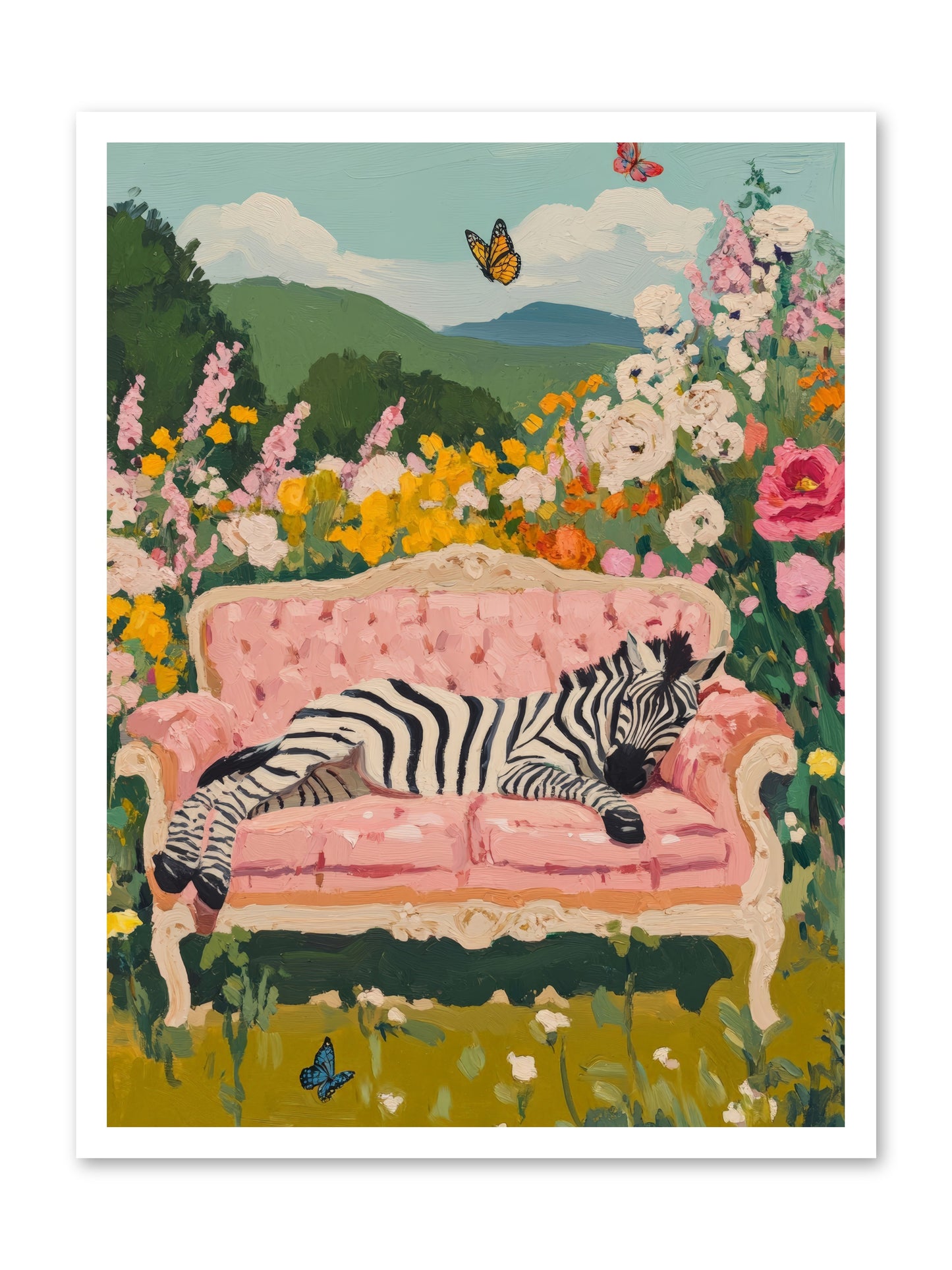 Lady Abington's Exotic GuestRez2 -- Paper Print 24x32