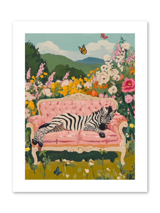 Lady Abington's Exotic GuestRez2 -- Paper Print 9x12