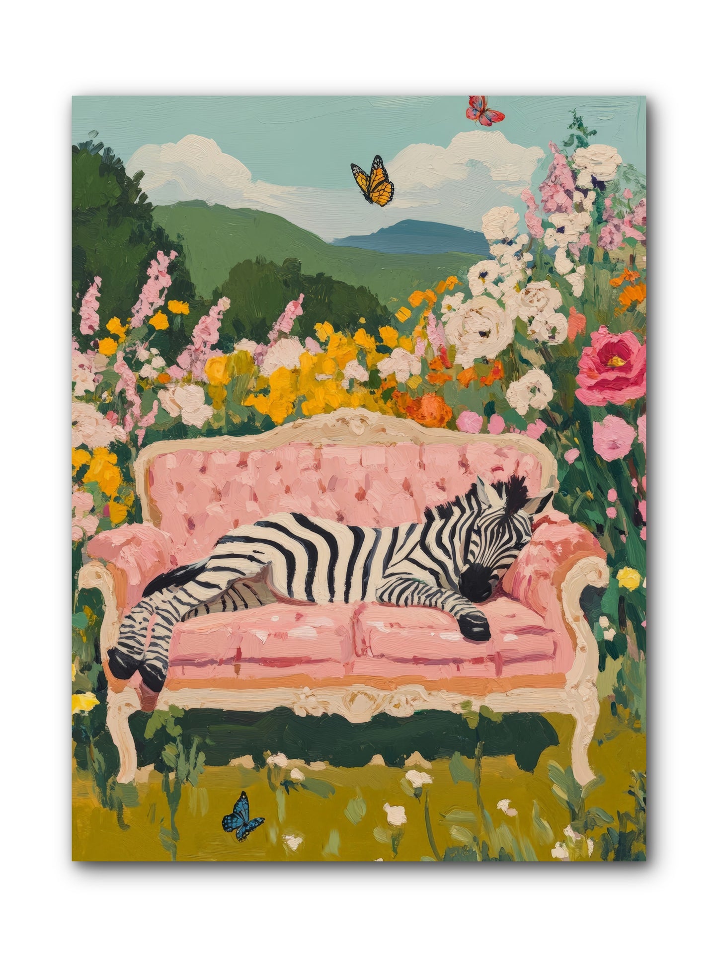 Lady Abington's Exotic GuestRez2 -- Wrapped Canvas 9x12