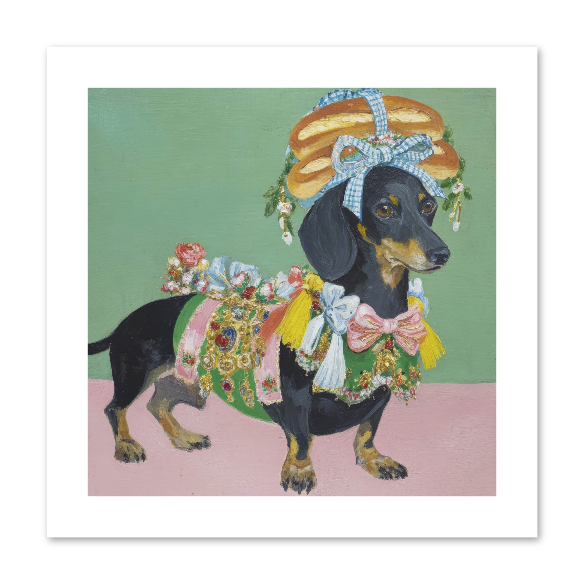 Lady Celebration -- Paper Print 10x10
