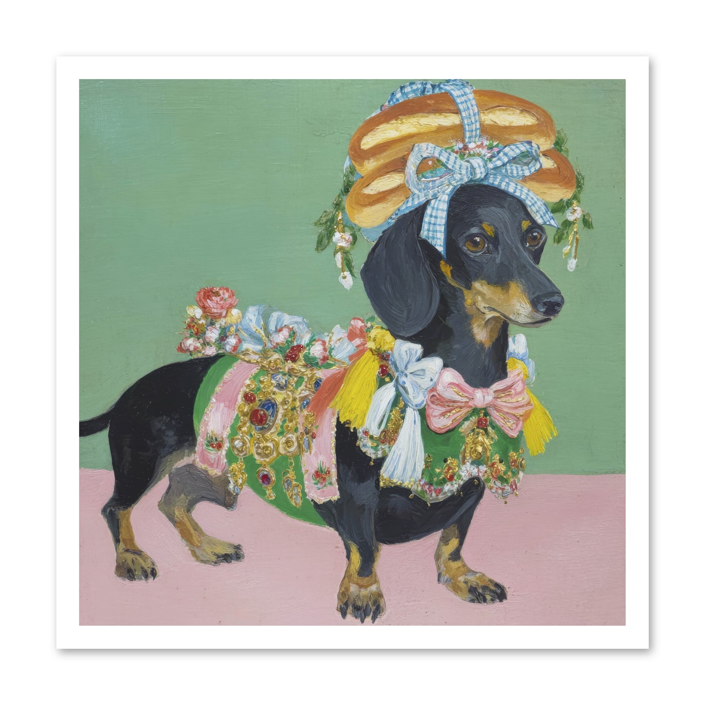 Lady Celebration -- Paper Print 24x24