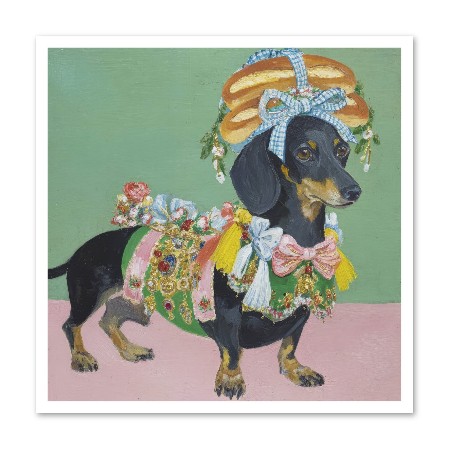 Lady Celebration -- Paper Print 30x30