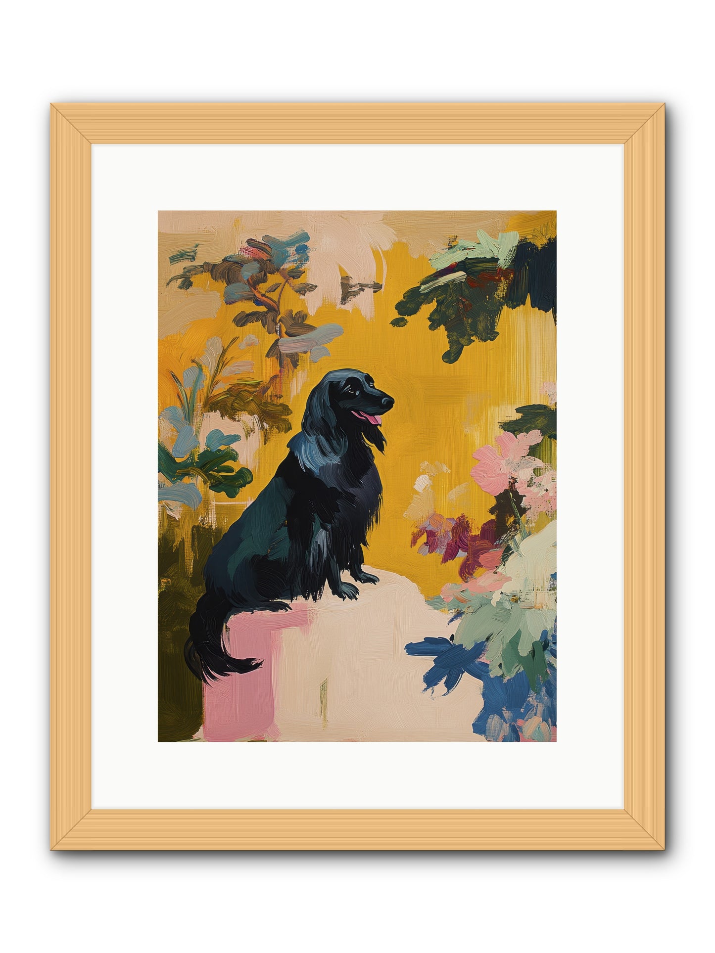 Lady Fern -- Framed Print - Natural 12x16