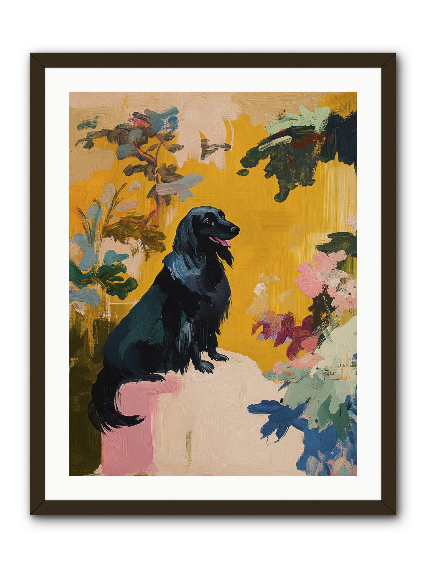Lady Fern -- Framed Print - Black 24x32