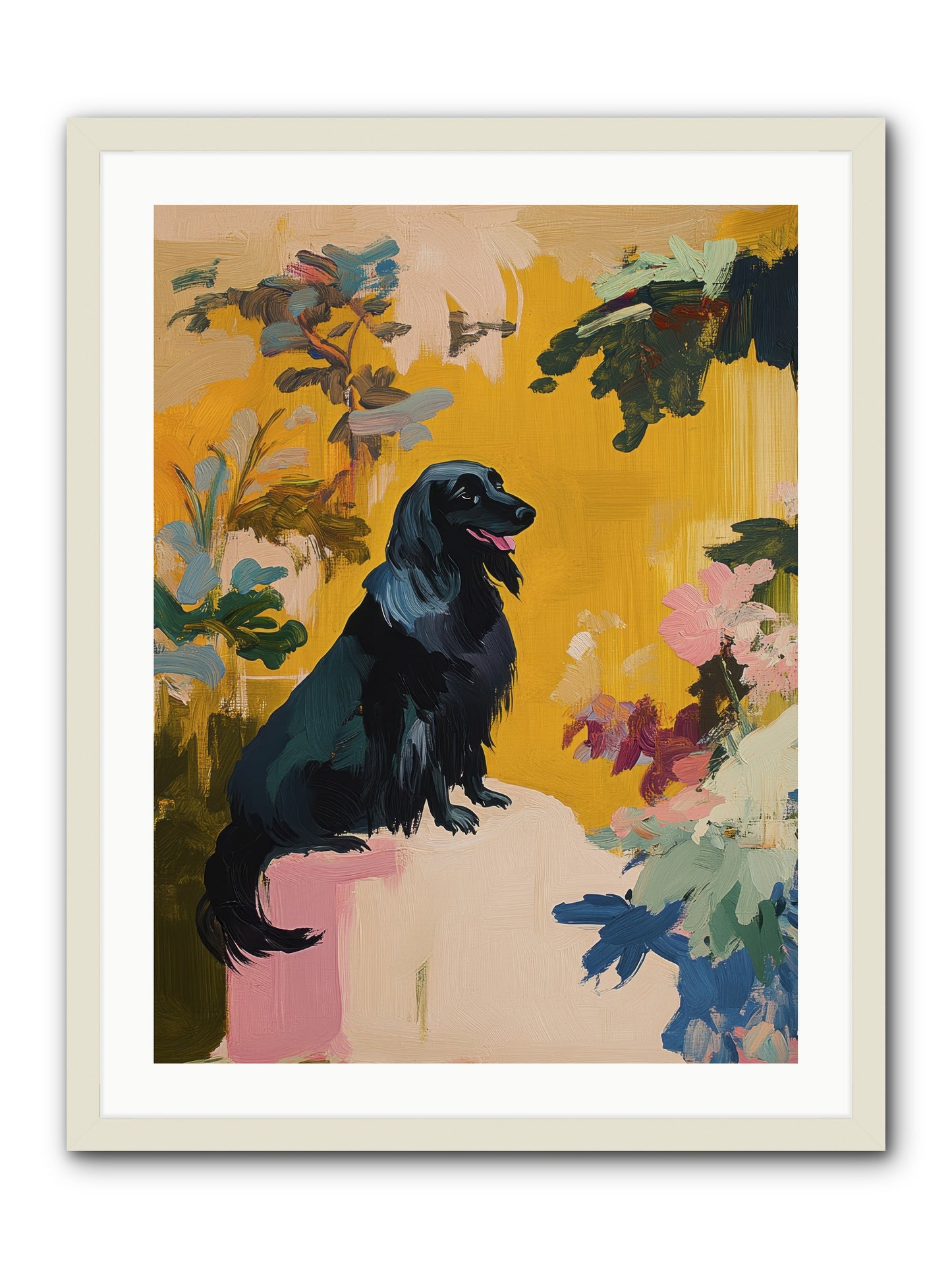 Lady Fern -- Framed Print - White 24x32