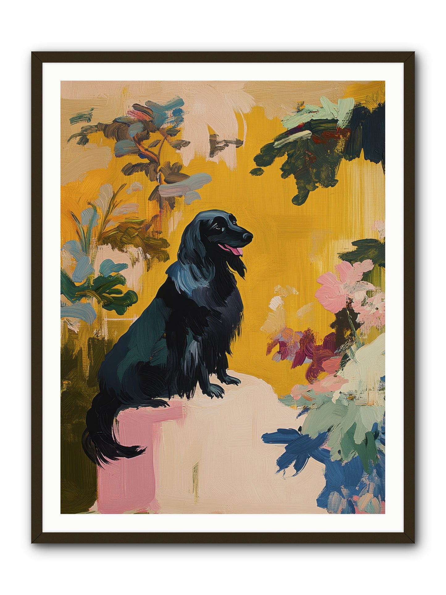 Lady Fern -- Framed Print - Black 36x48