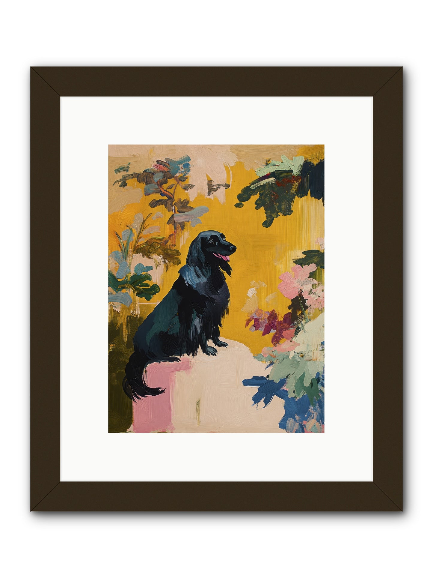Lady Fern -- Framed Print - Black 9x12