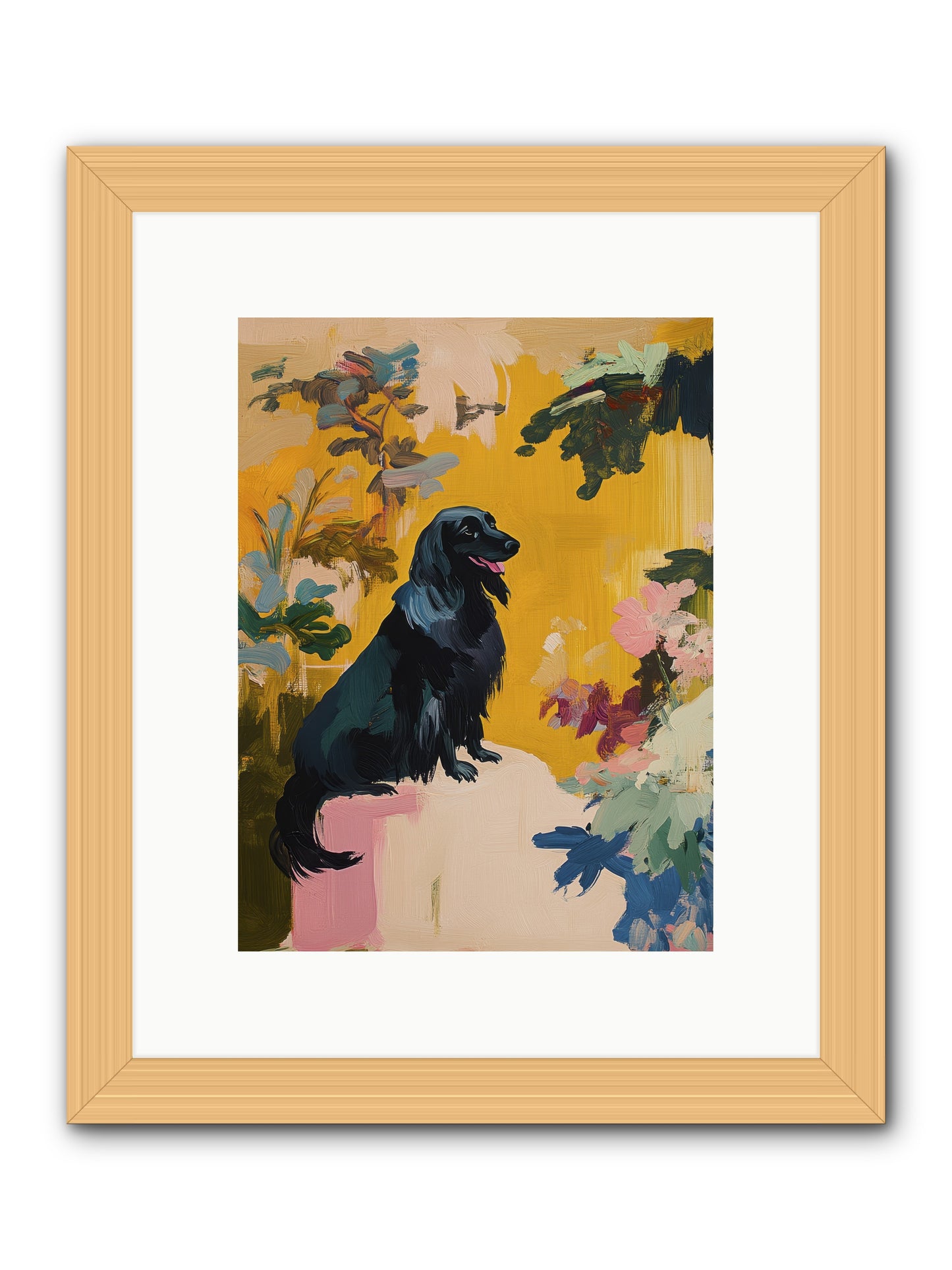 Lady Fern -- Framed Print - Natural 9x12