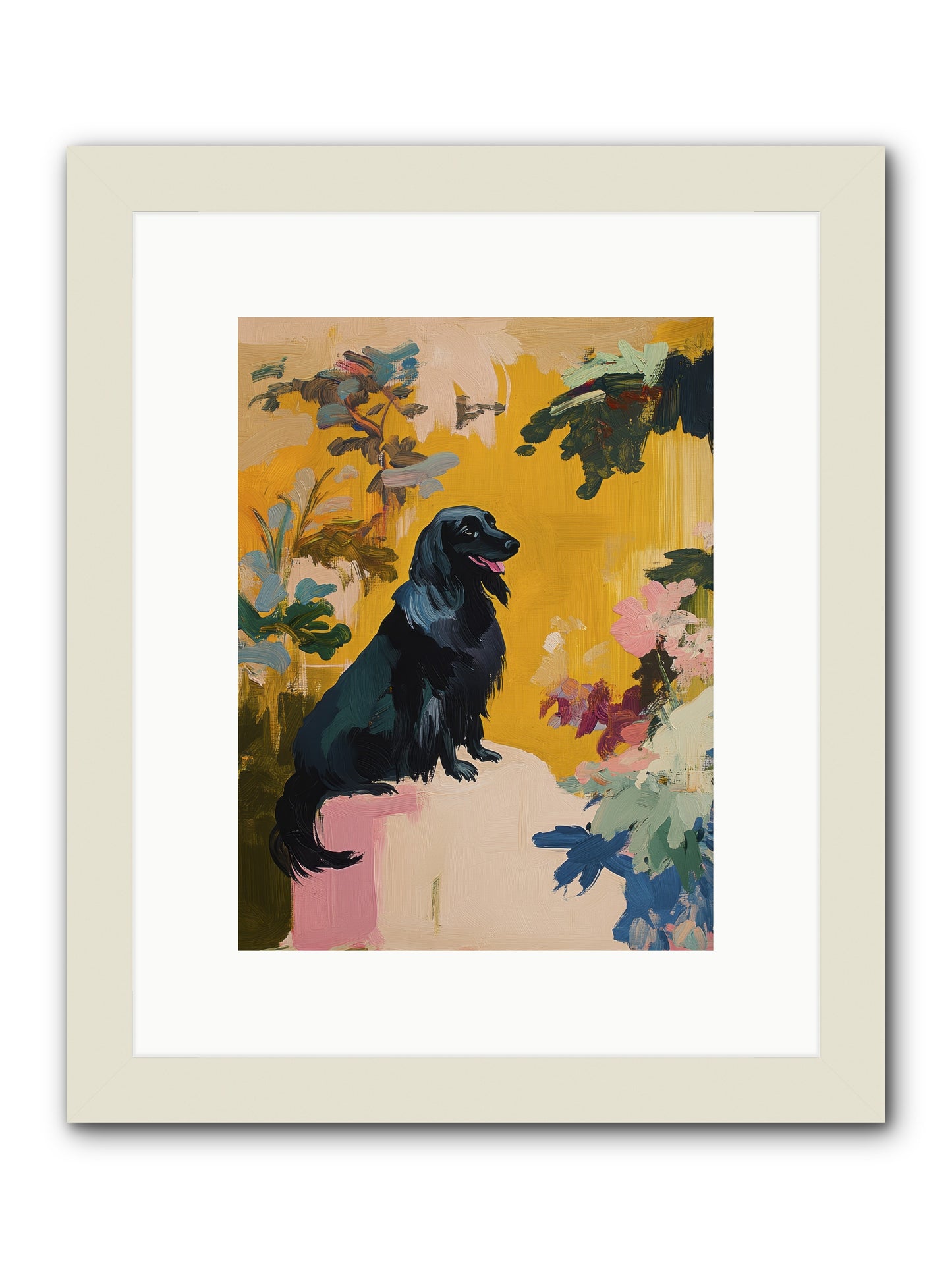 Lady Fern -- Framed Print - White 9x12