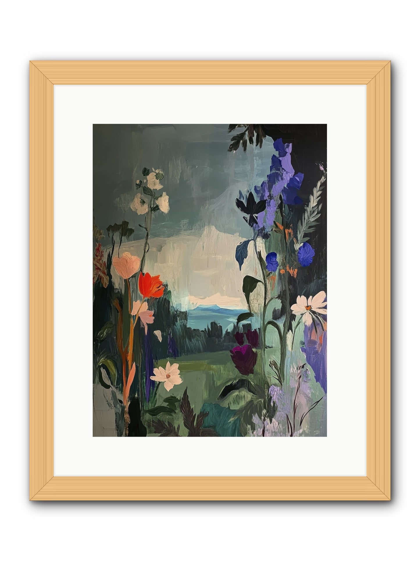 Lady Juniper’s Agenda -- Framed Print - Natural 12x16