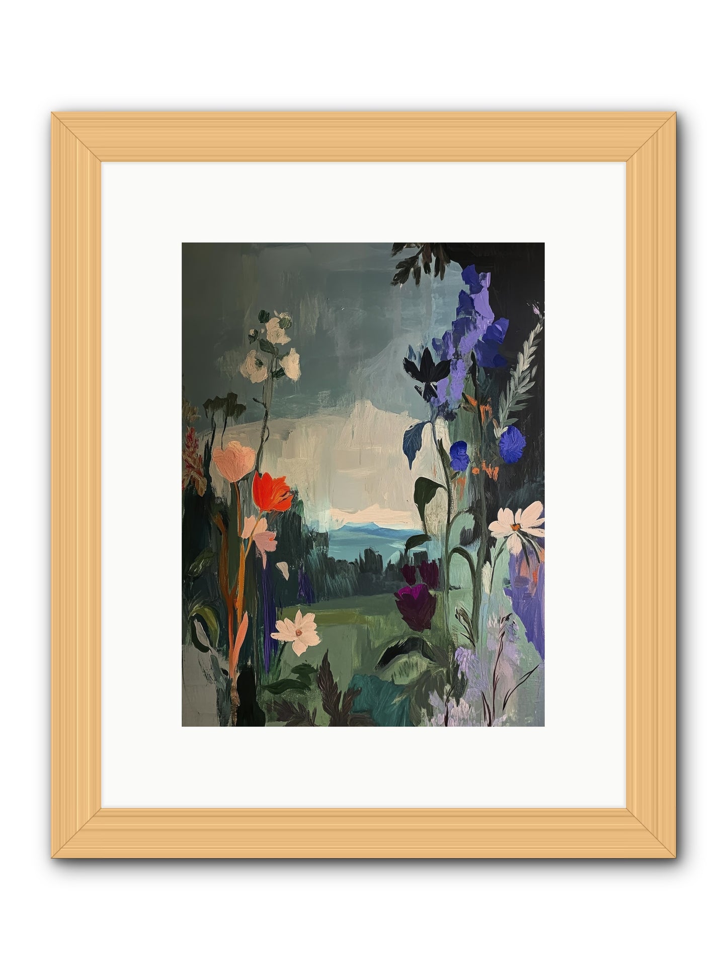 Lady Juniper’s Agenda -- Framed Print - Natural 9x12
