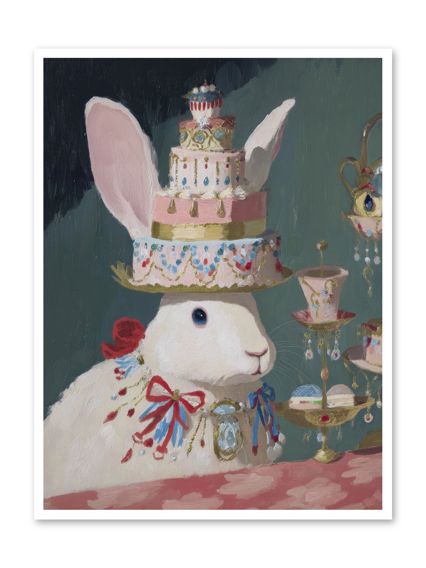 Lady Lace and Frosting -- Paper Print 36x48