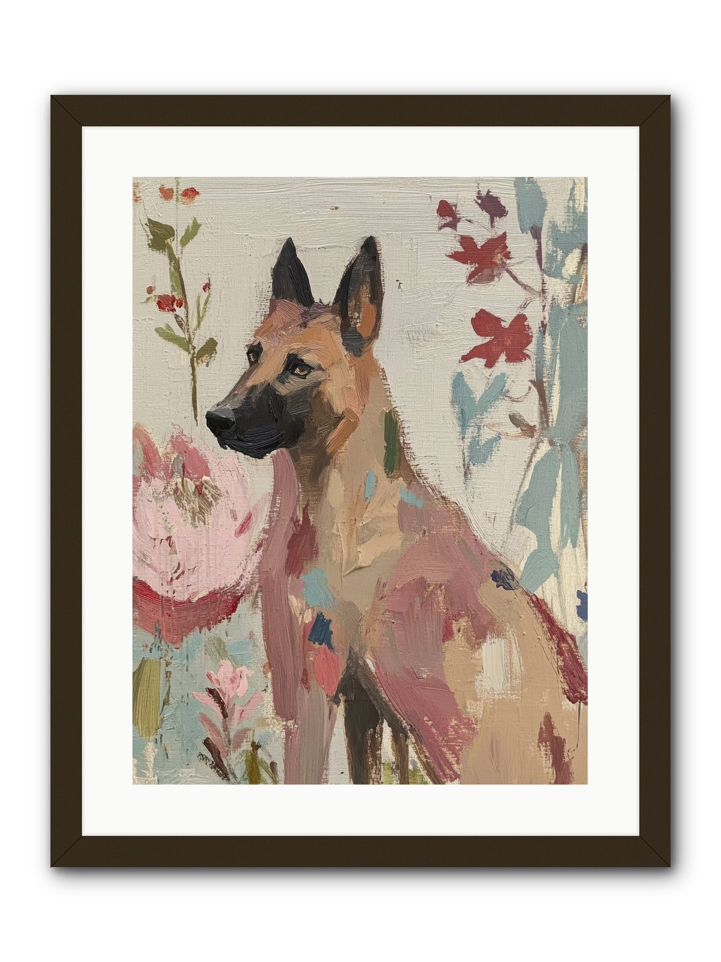 Lady Moonbeam  -- Framed Print - Black 18x24