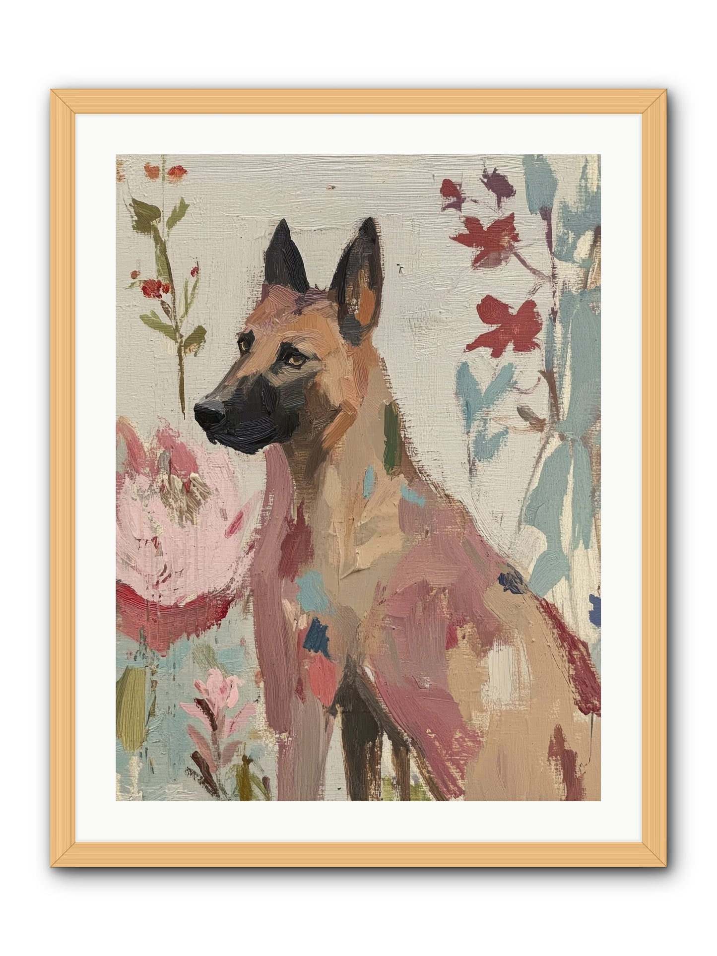 Lady Moonbeam  -- Framed Print - Natural 24x32