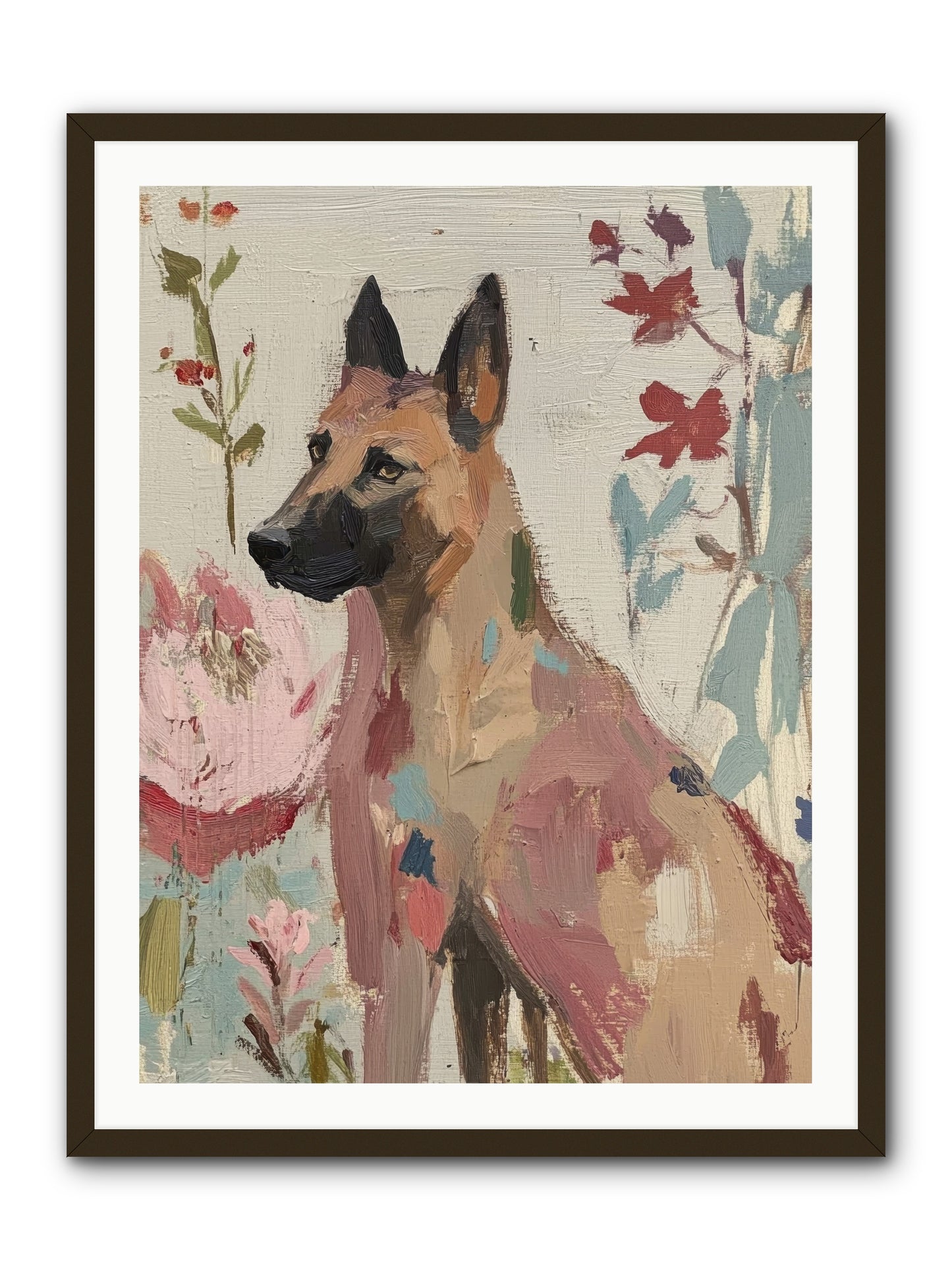 Lady Moonbeam  -- Framed Print - Black 30x40