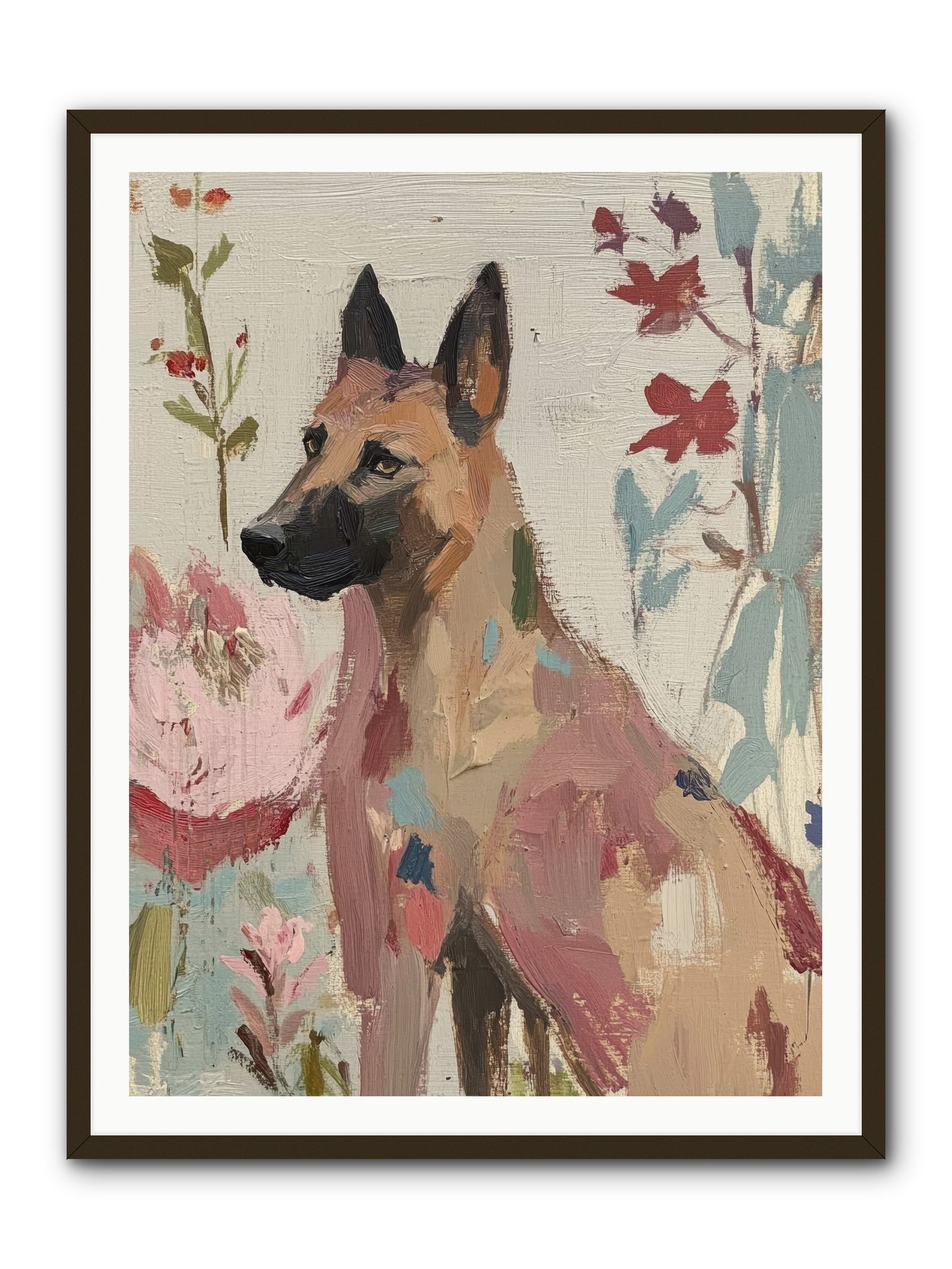 Lady Moonbeam  -- Framed Print - Black 36x48