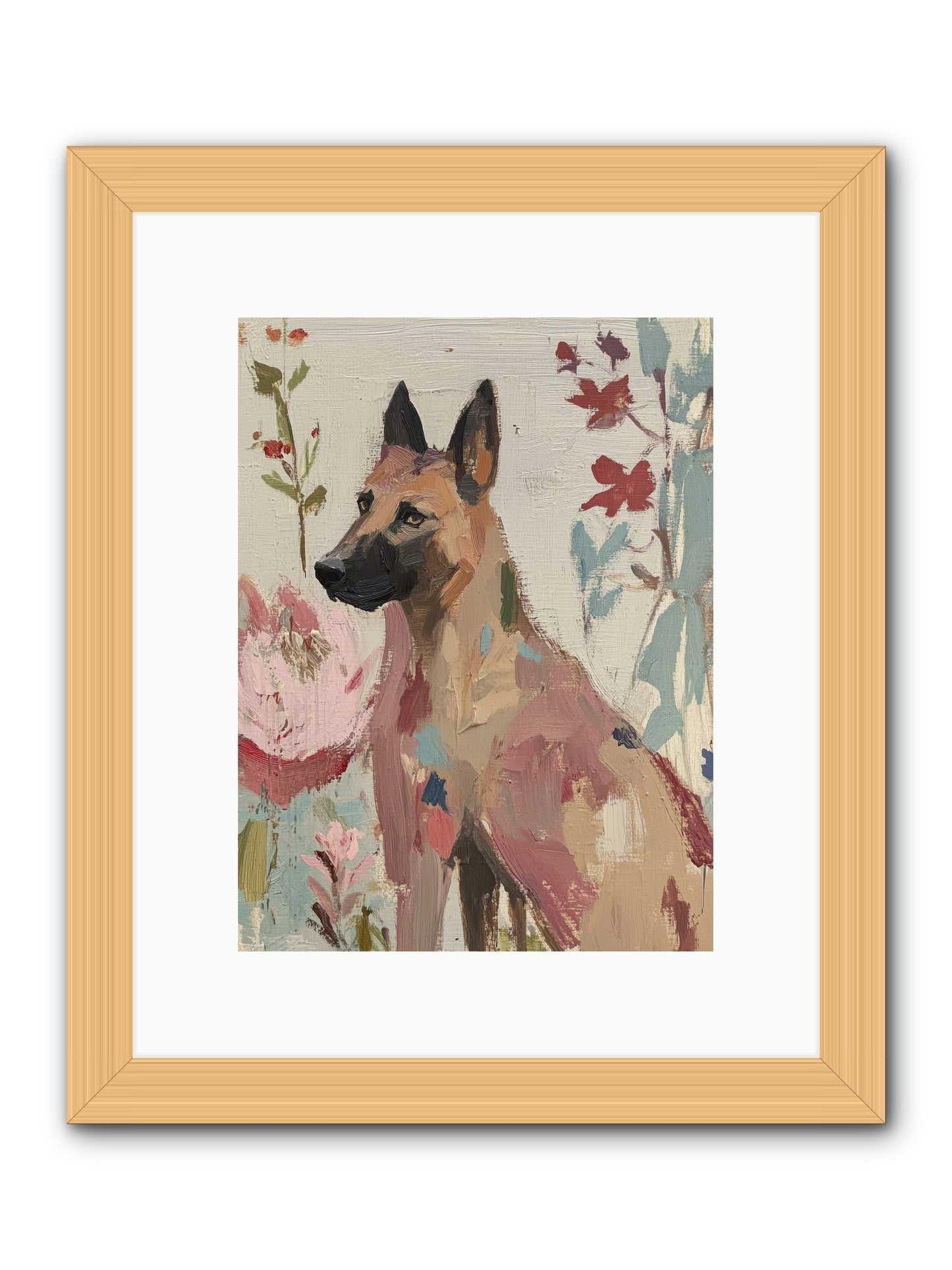 Lady Moonbeam  -- Framed Print - Natural 9x12