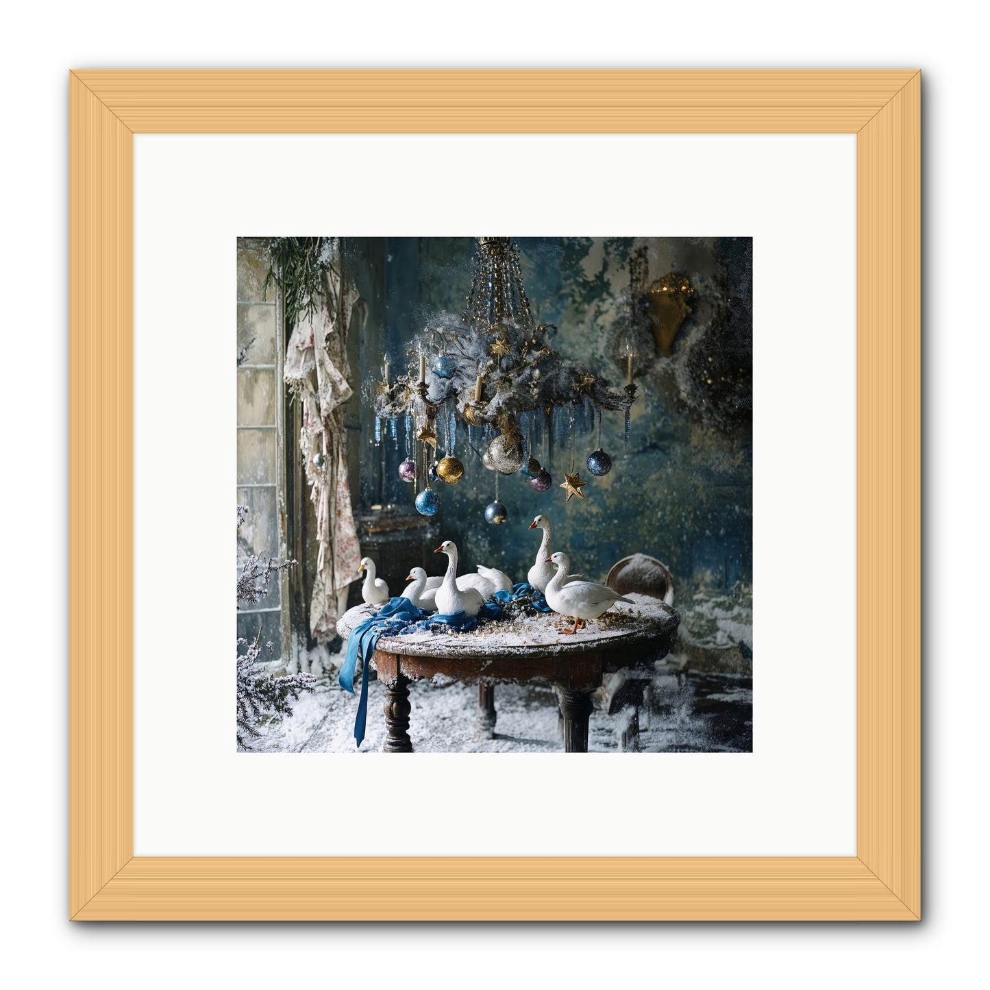 Lady Winterbourne's Vista -- Framed Print - Natural 10x10
