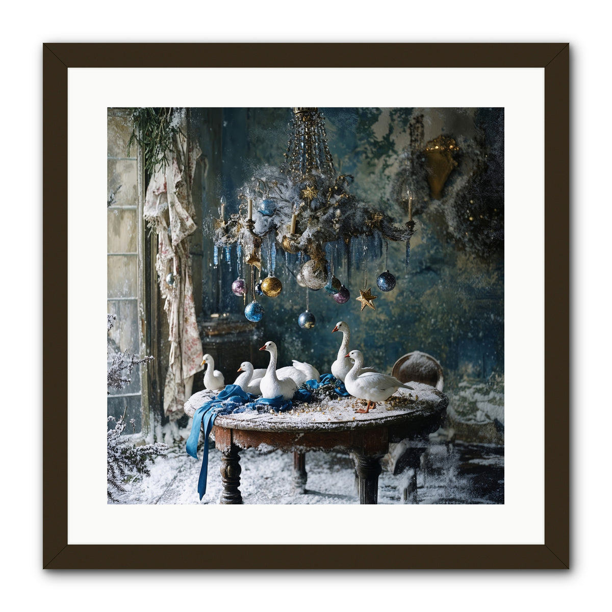 Lady Winterbourne's Vista -- Framed Print - Black 20x20