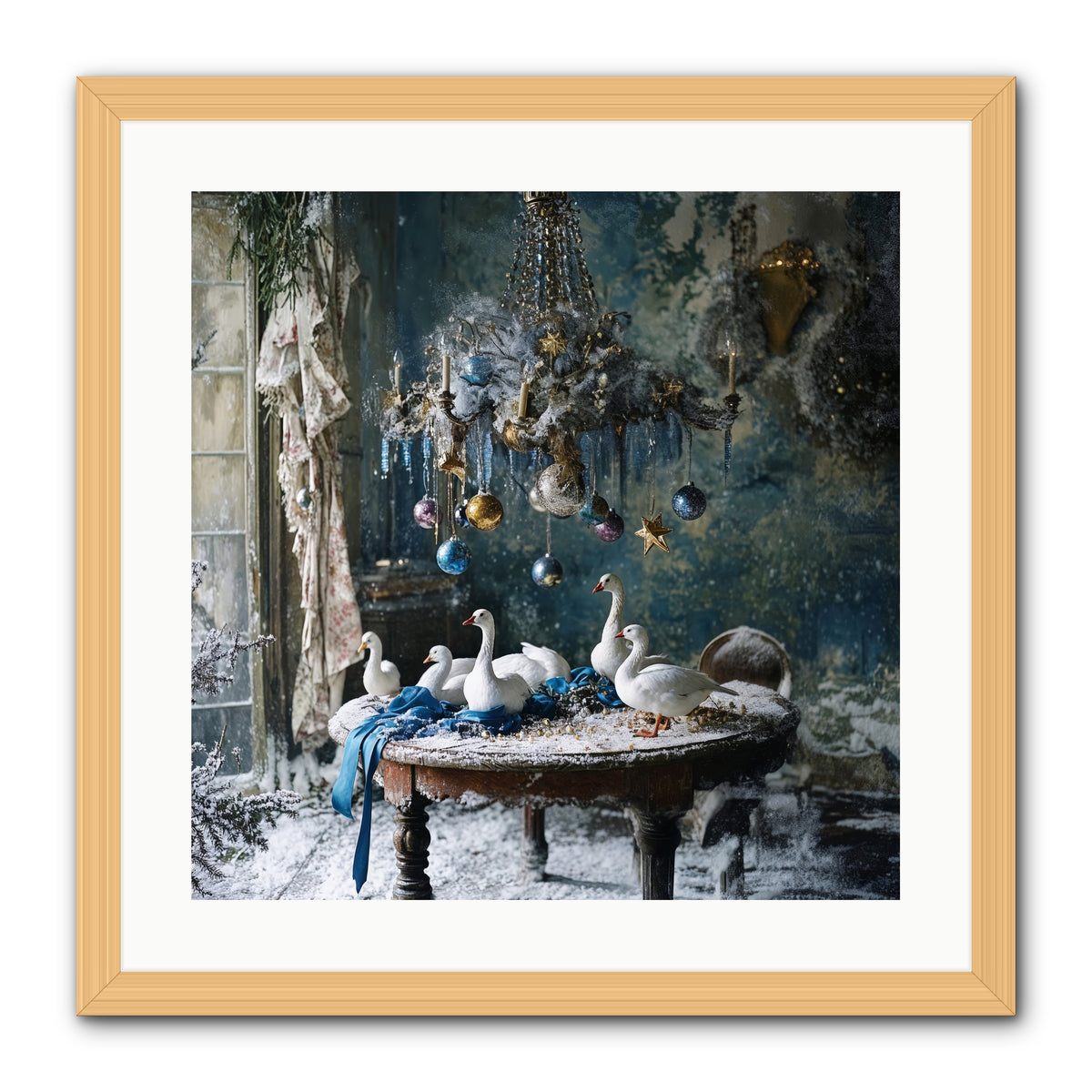 Lady Winterbourne's Vista -- Framed Print - Natural 20x20