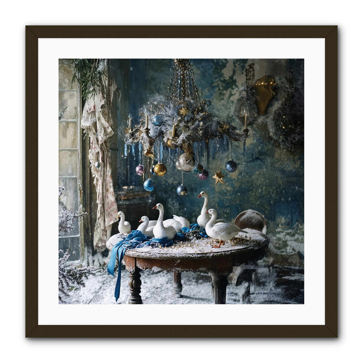 Lady Winterbourne's Vista -- Framed Print - Black 24x24