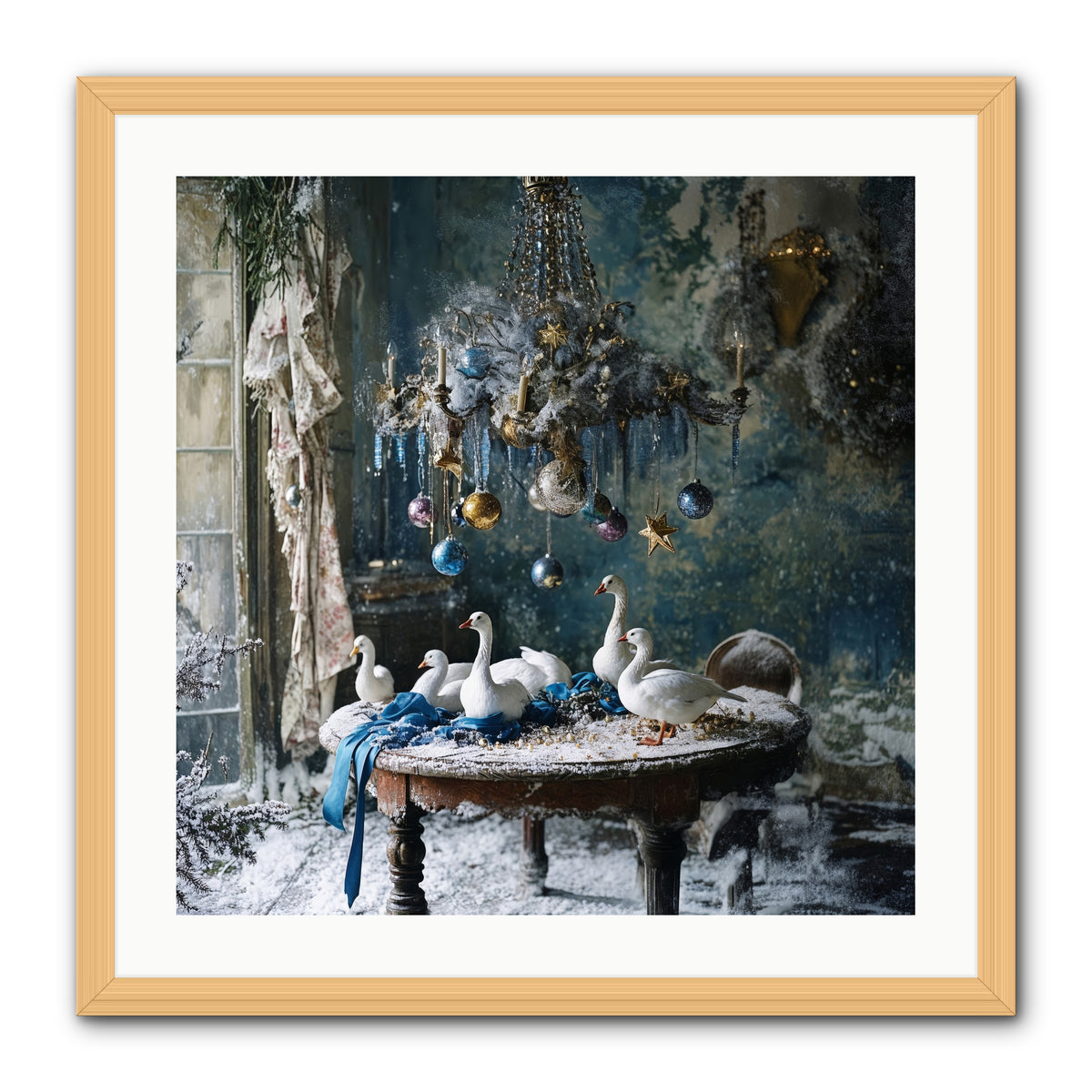 Lady Winterbourne's Vista -- Framed Print - Natural 24x24