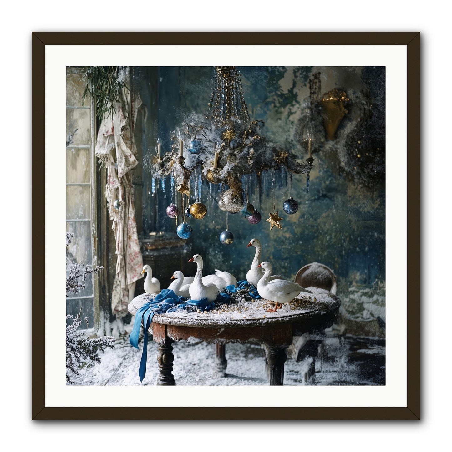 Lady Winterbourne's Vista -- Framed Print - Black 30x30