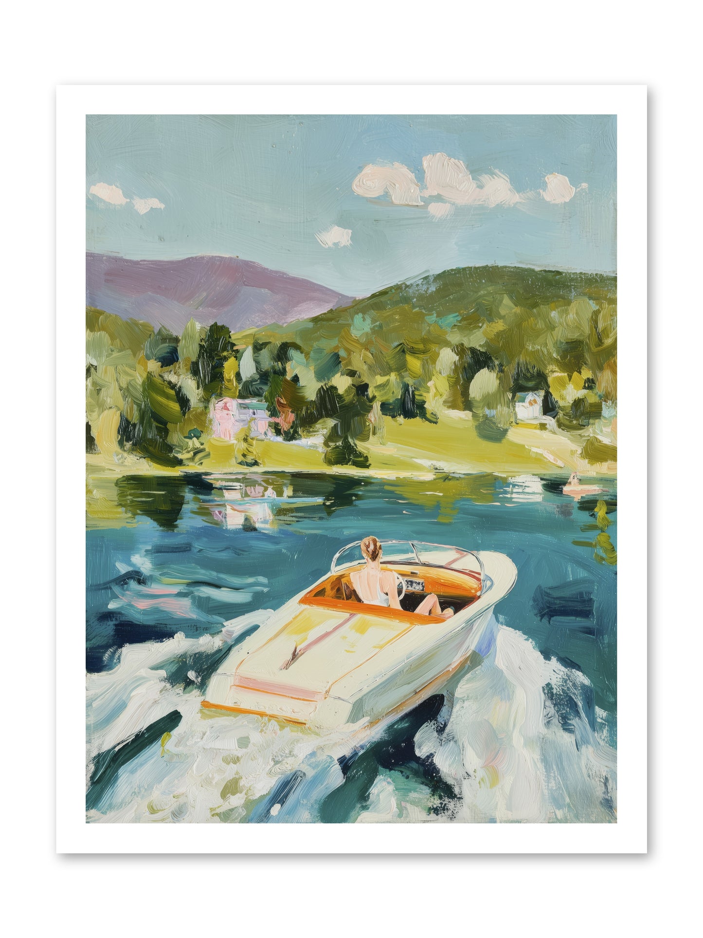 Lake Adventures -- Loose Canvas Print 18x24