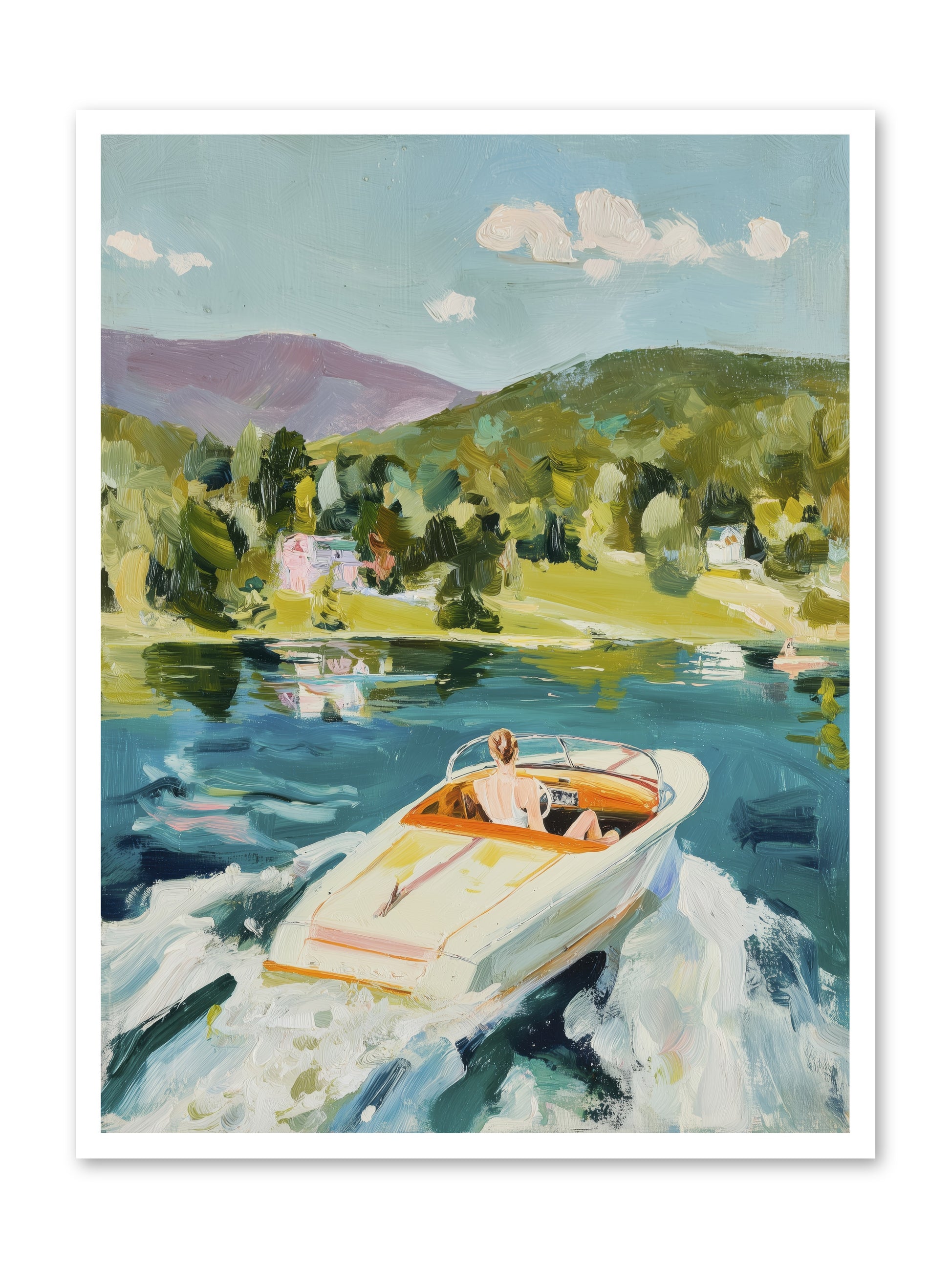 Lake Adventures -- Paper Print 30x40