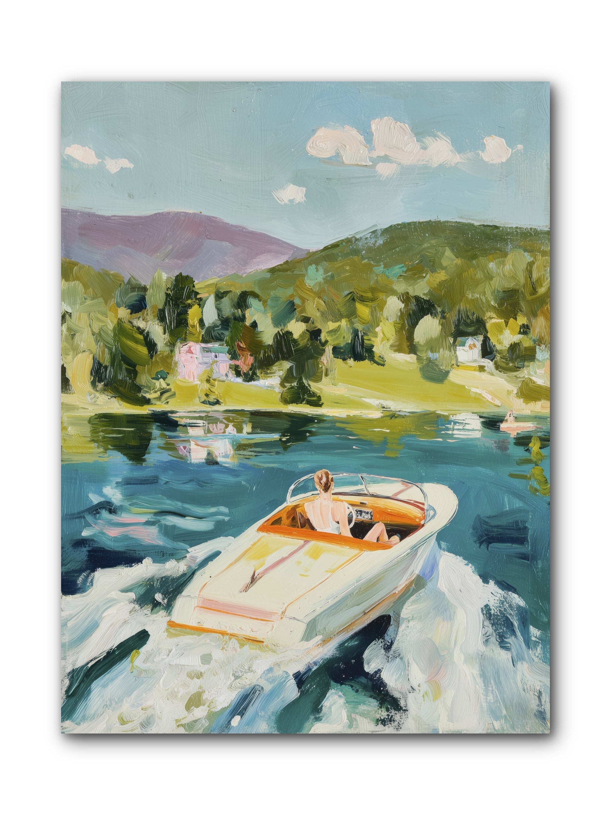 Lake Adventures -- Wrapped Canvas 9x12