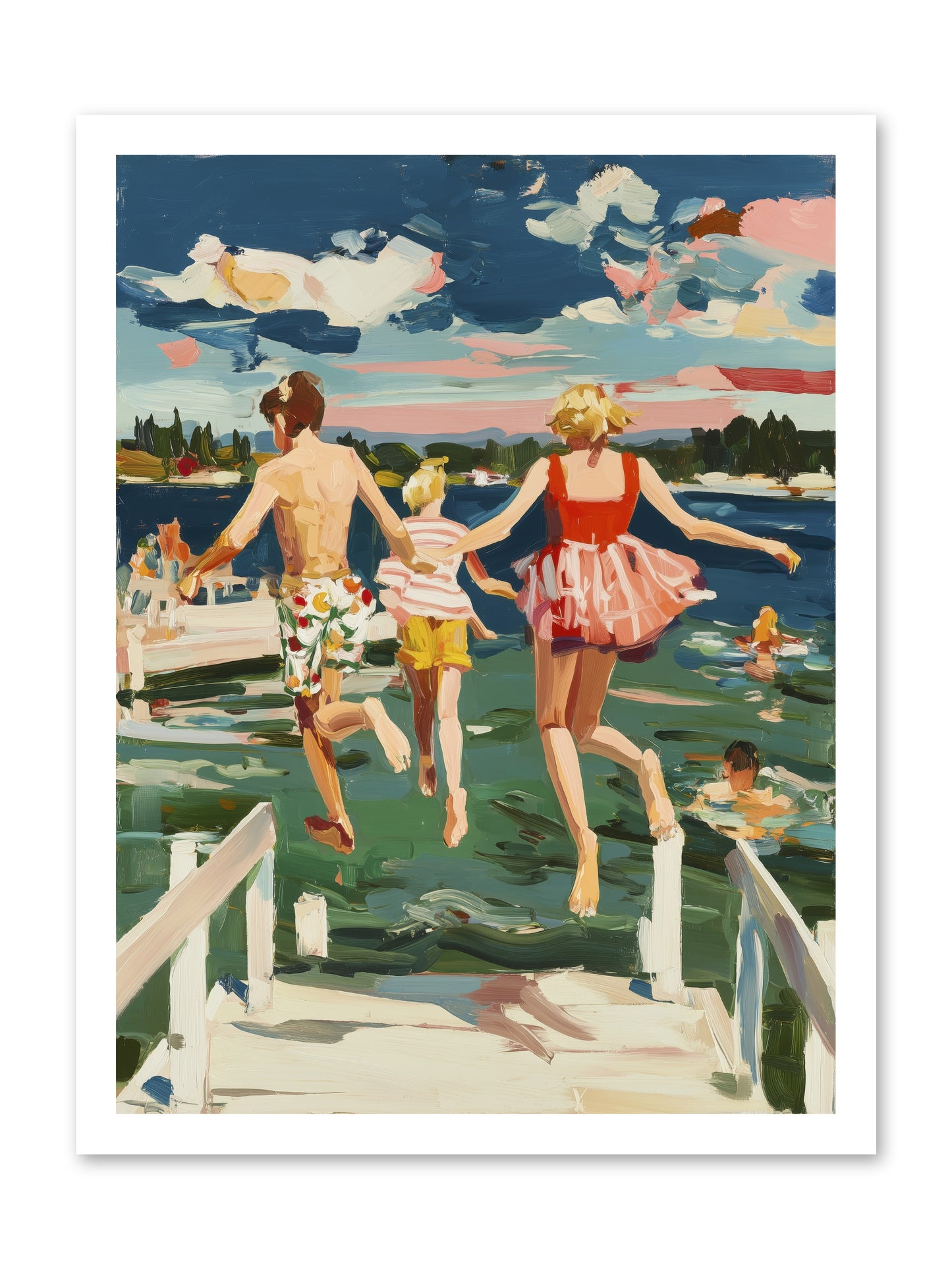 Lake Legends -- Loose Canvas Print 18x24