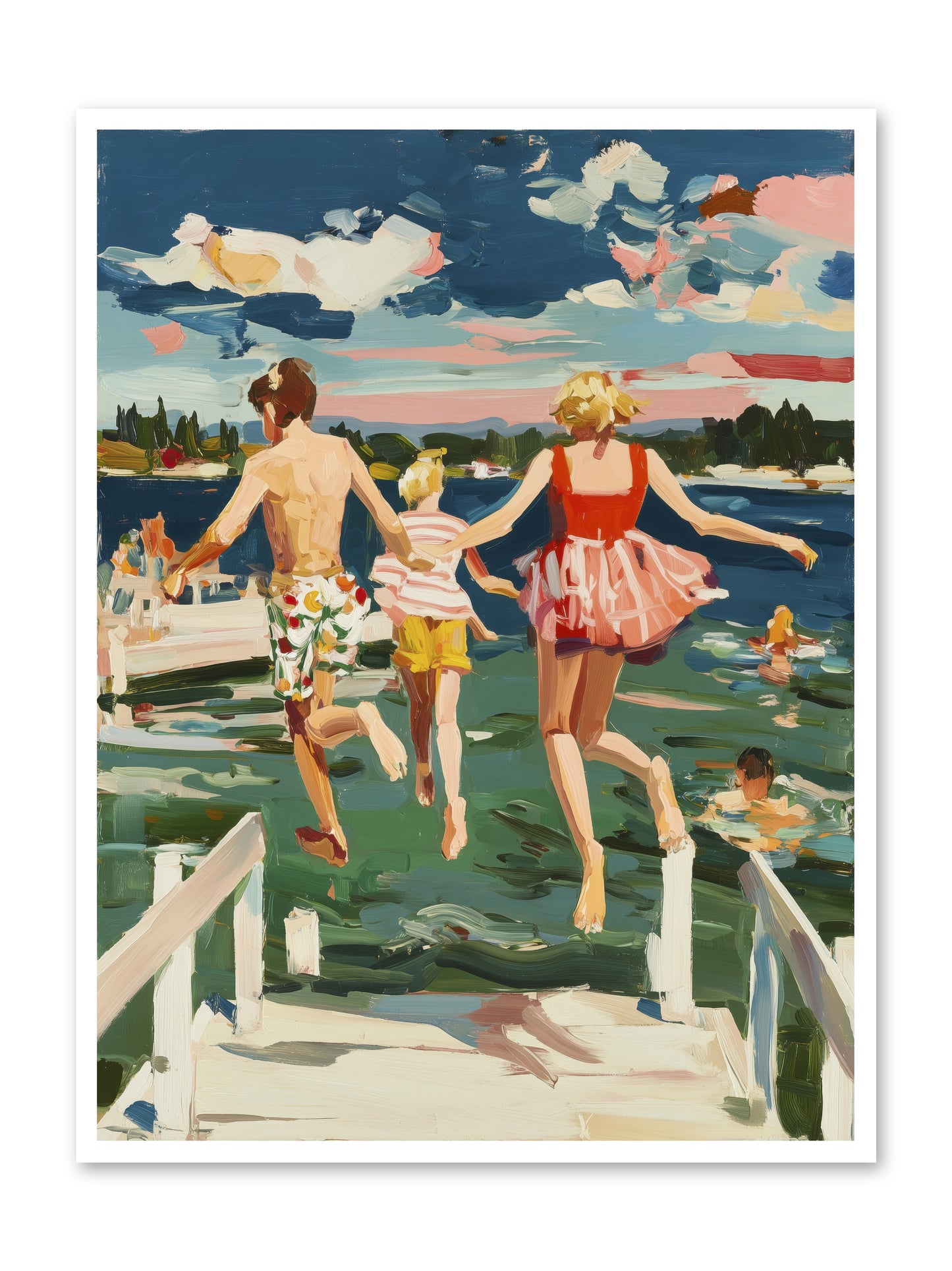 Lake Legends -- Loose Canvas Print 36x48