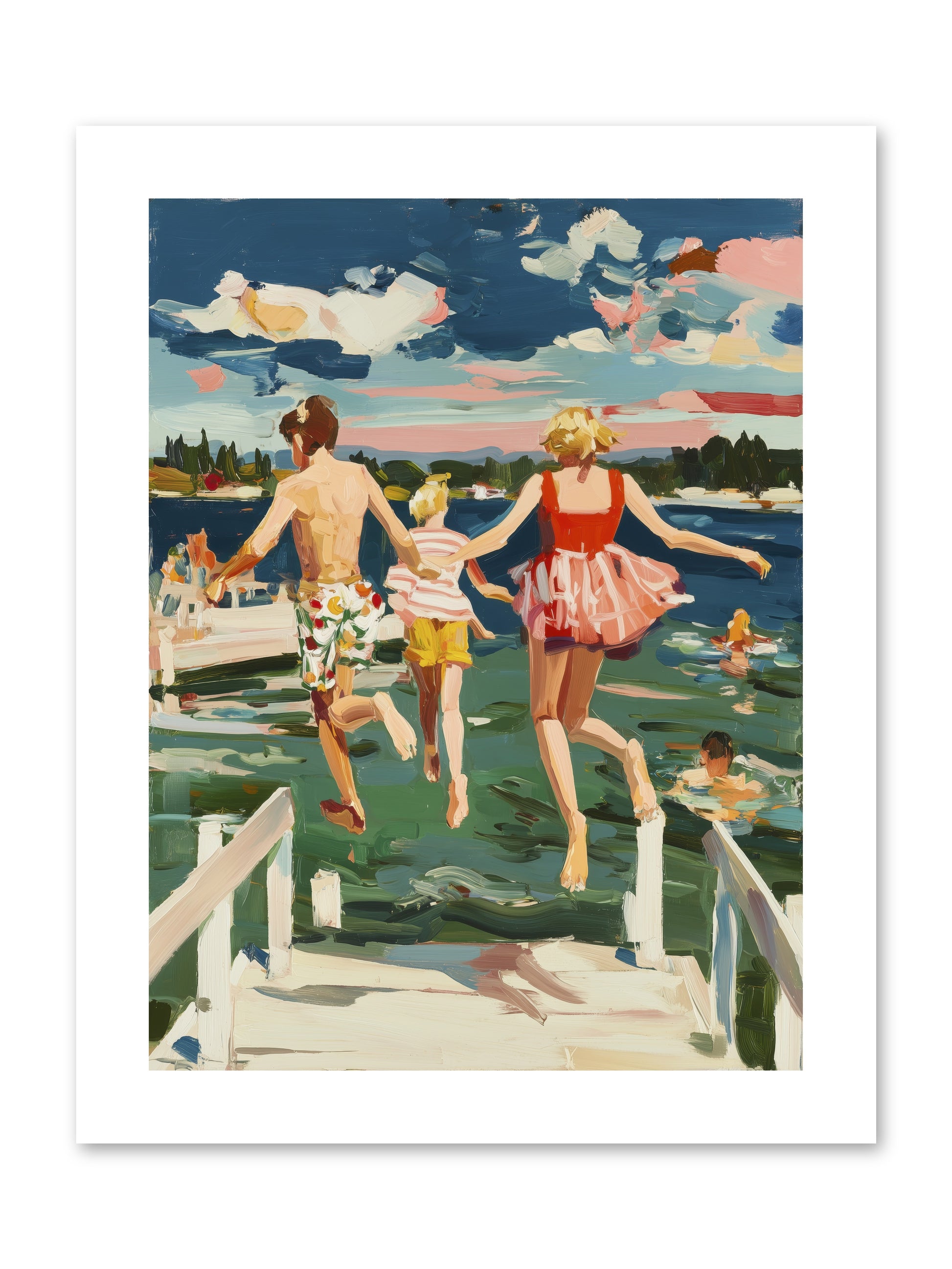 Lake Legends -- Paper Print 9x12