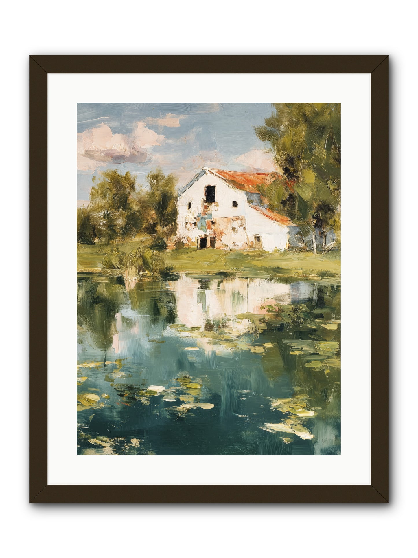 Lake's Portrait  -- Framed Print - Black 18x24
