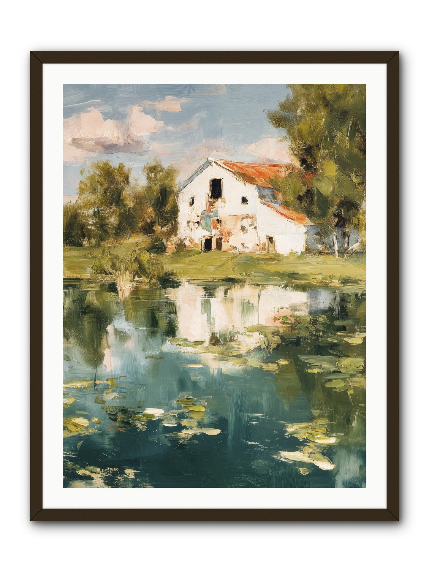 Lake's Portrait  -- Framed Print - Black 30x40