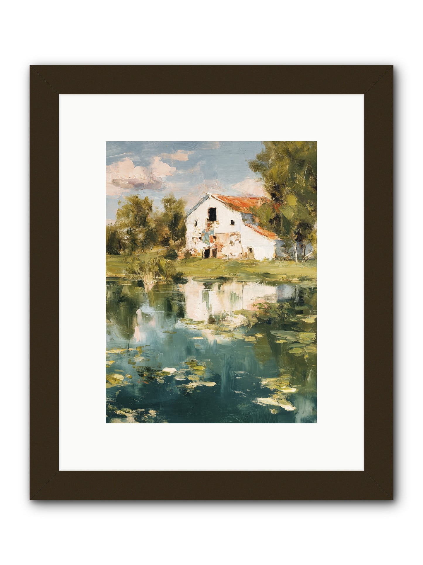 Lake's Portrait  -- Framed Print - Black 9x12