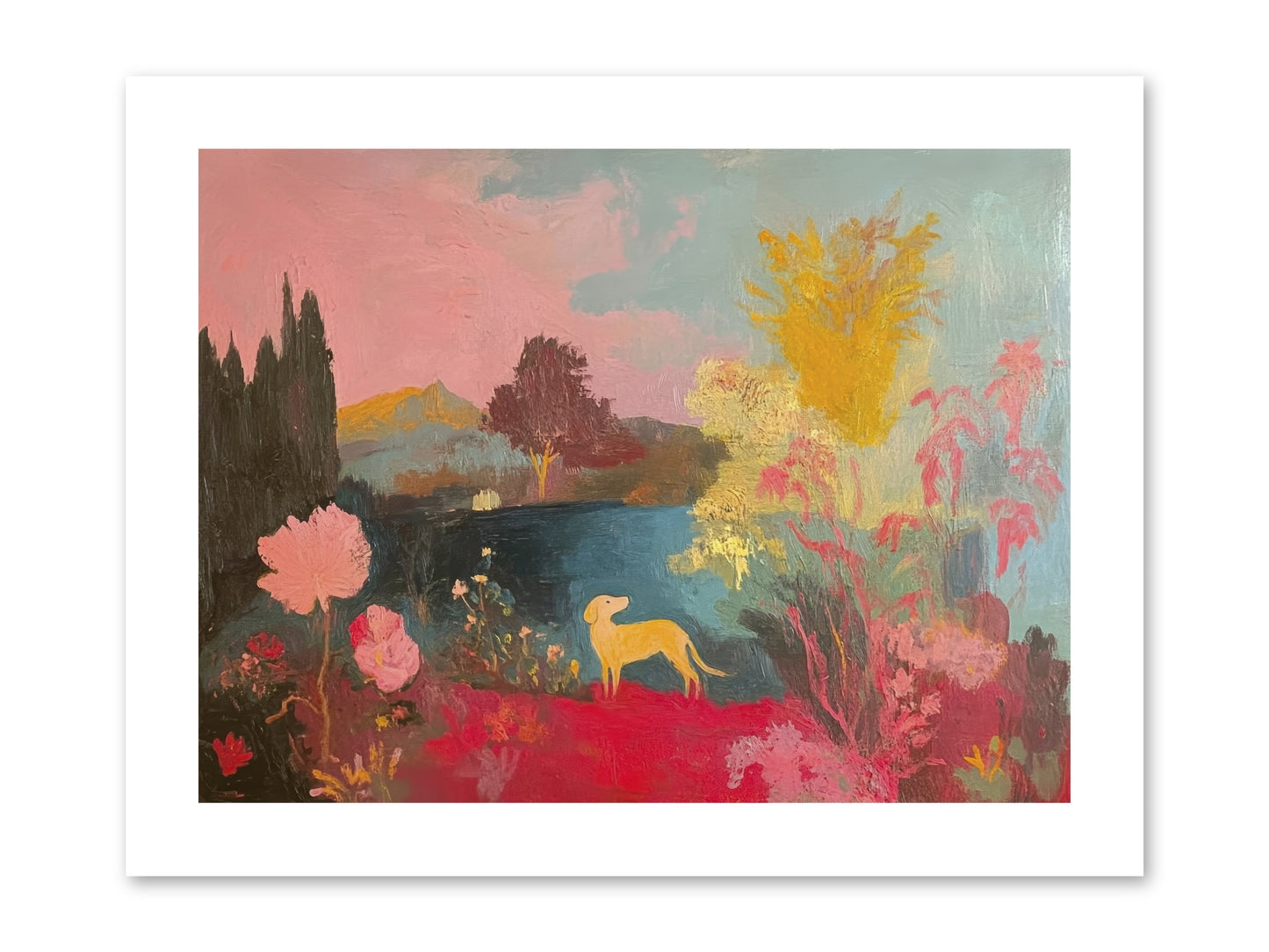 Lakeside Memories -- Loose Canvas Print 12x9