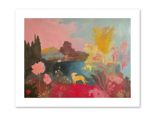 Lakeside Memories -- Paper Print 12x9