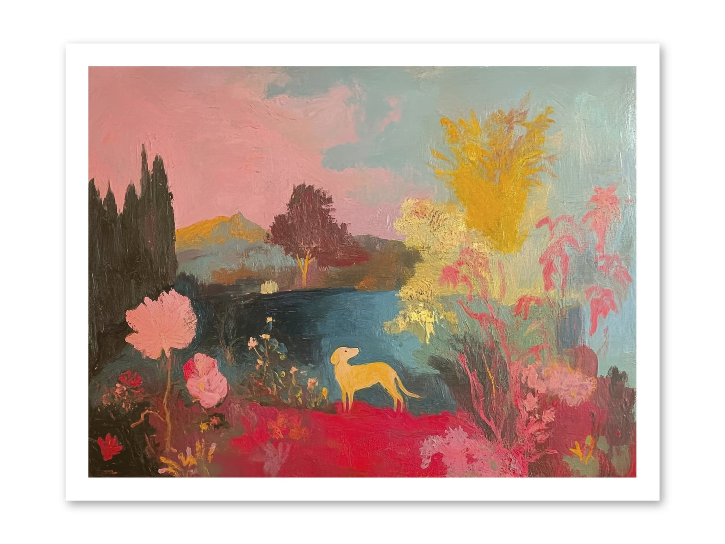 Lakeside Memories -- Paper Print 24x18