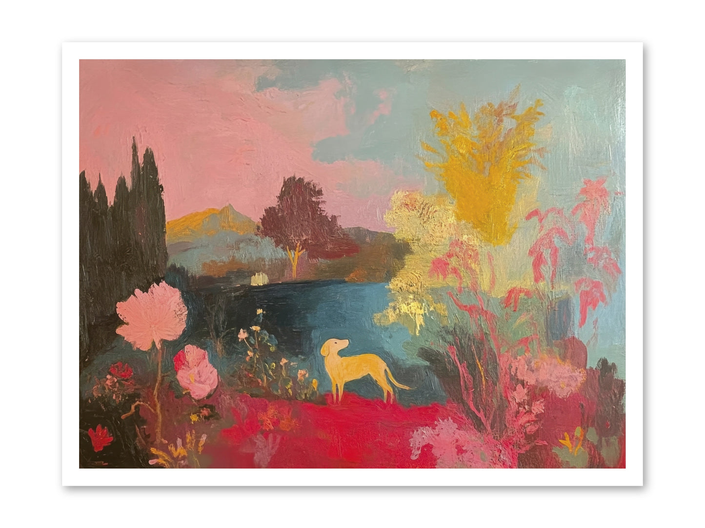Lakeside Memories -- Loose Canvas Print 32x24