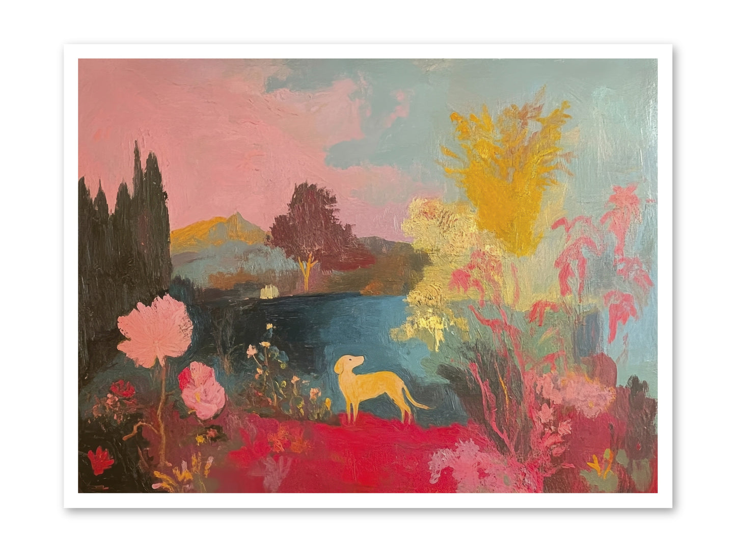 Lakeside Memories -- Paper Print 40x30