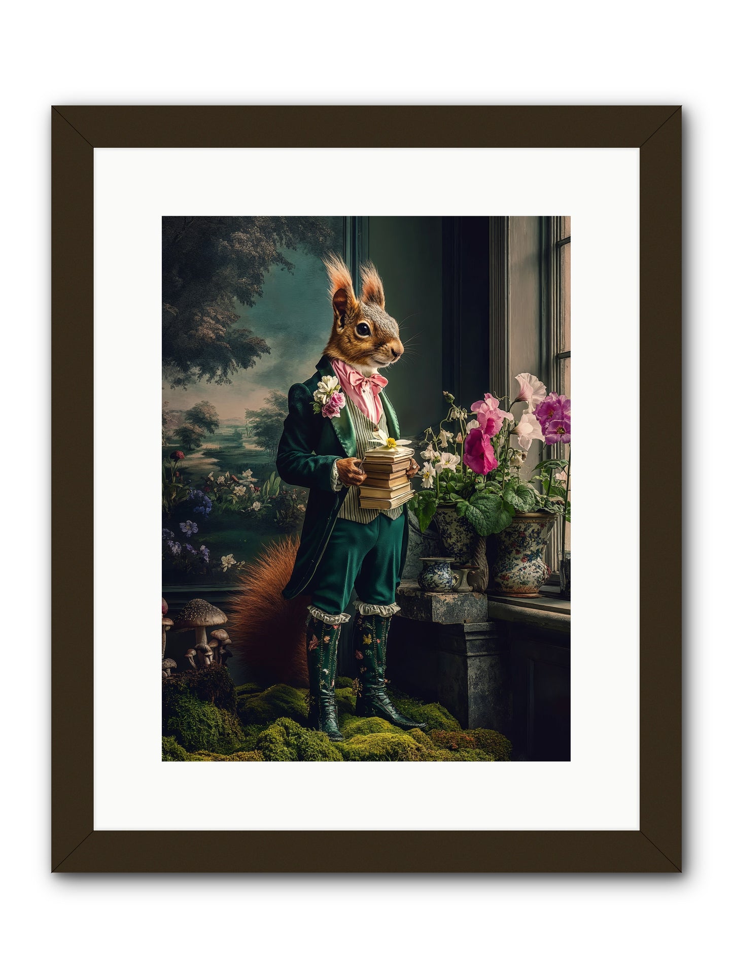 Land's Sweet Secrets No.1 Rez -- Framed Print - Black 12x16