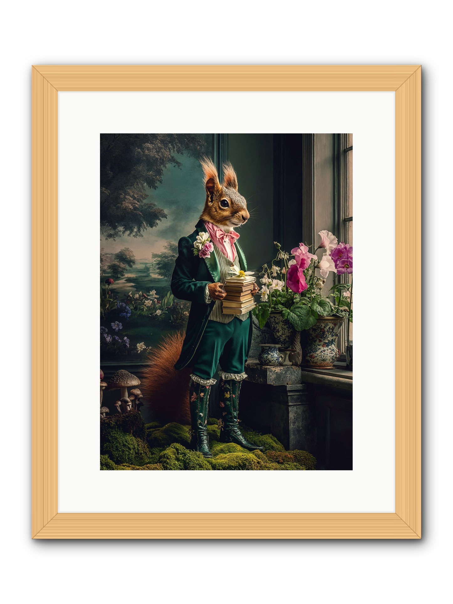 Land's Sweet Secrets No.1 Rez -- Framed Print - Natural 12x16
