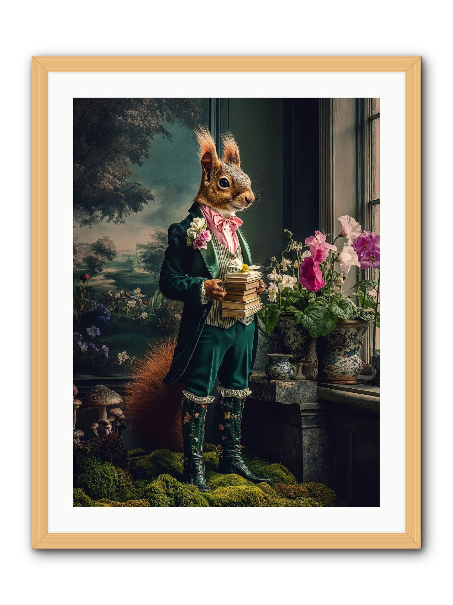 Land's Sweet Secrets No.1 Rez -- Framed Print - Natural 24x32