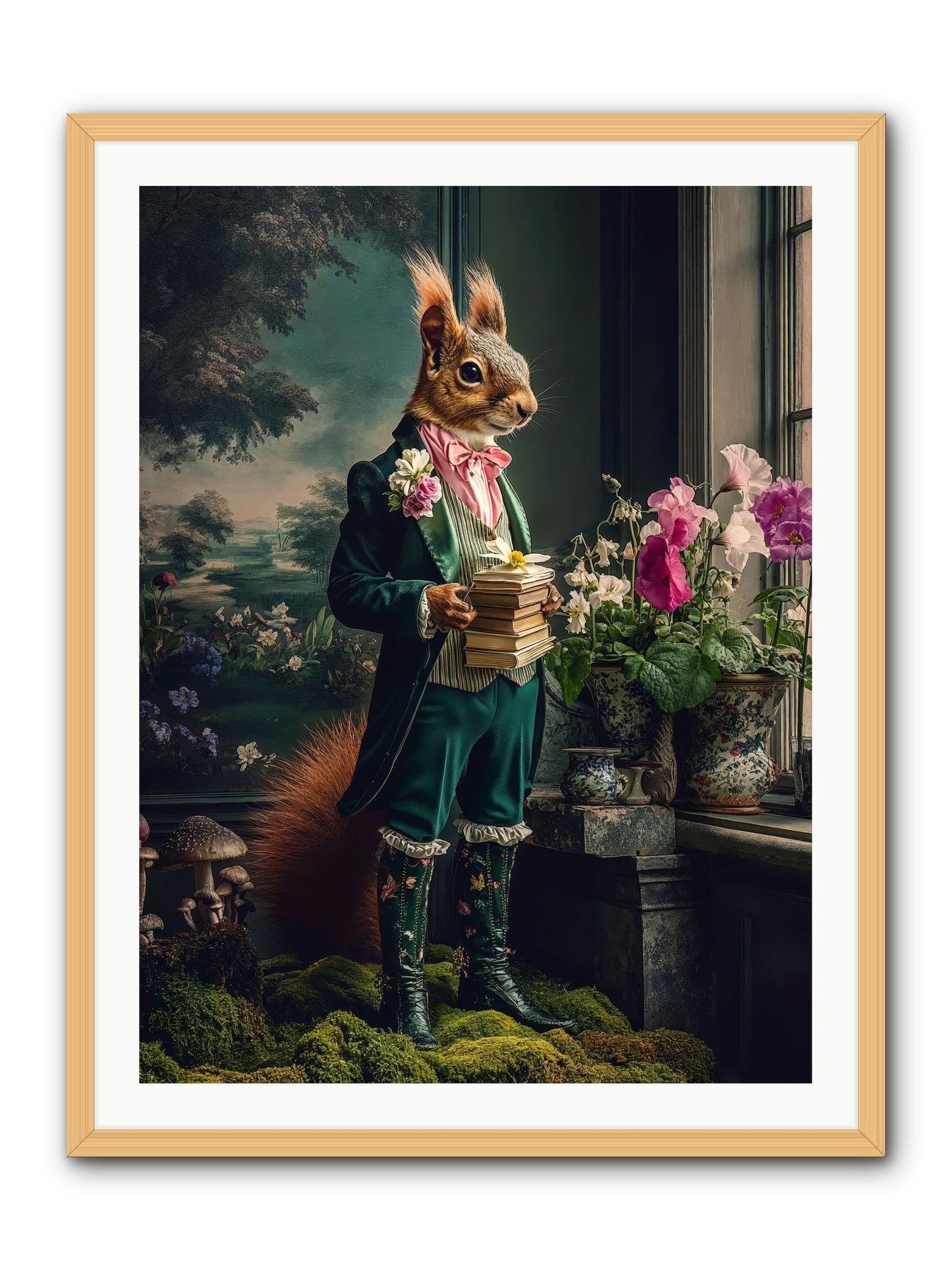 Land's Sweet Secrets No.1 Rez -- Framed Print - Natural 30x40
