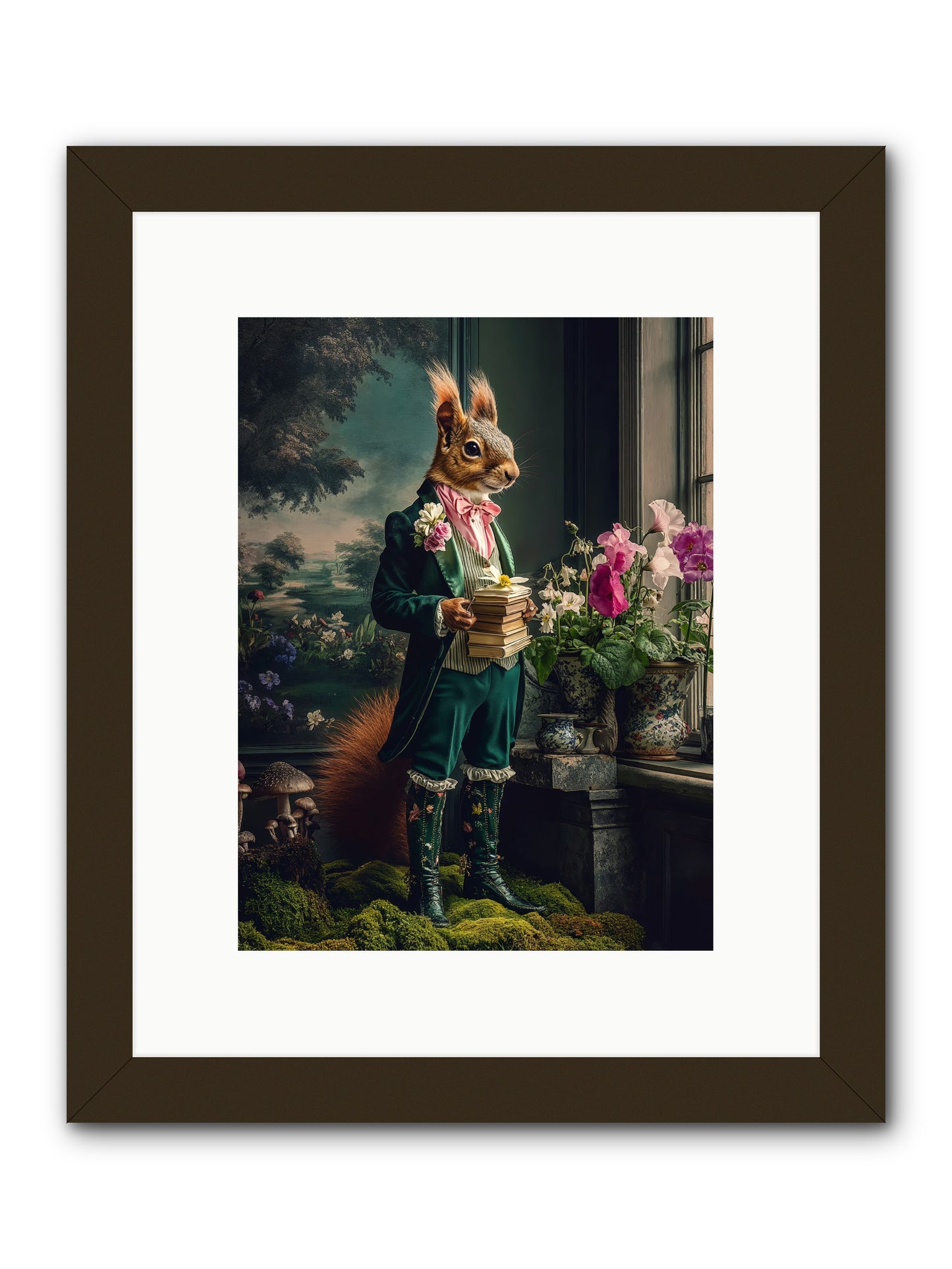 Land's Sweet Secrets No.1 Rez -- Framed Print - Black 9x12